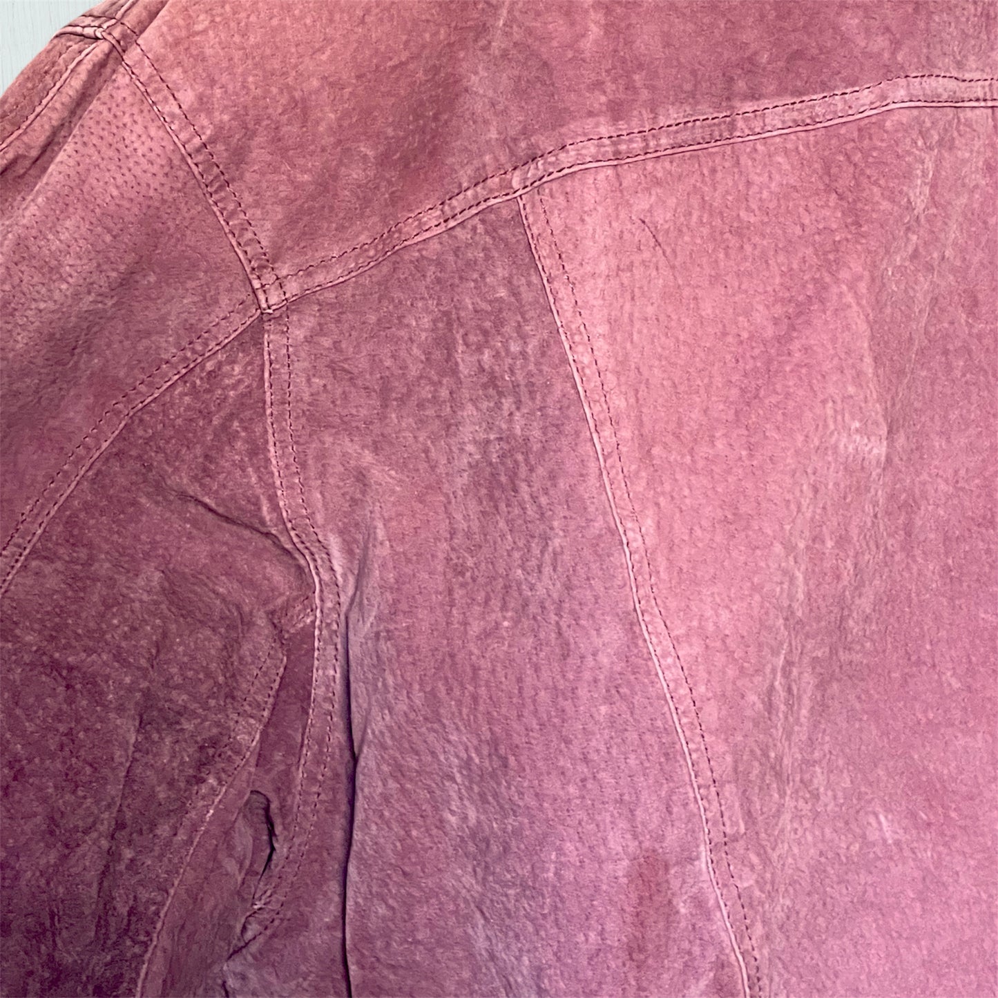 1990 Cognac Brown Suede Leather Gitano 2X Large Oversized Bomber Jacket