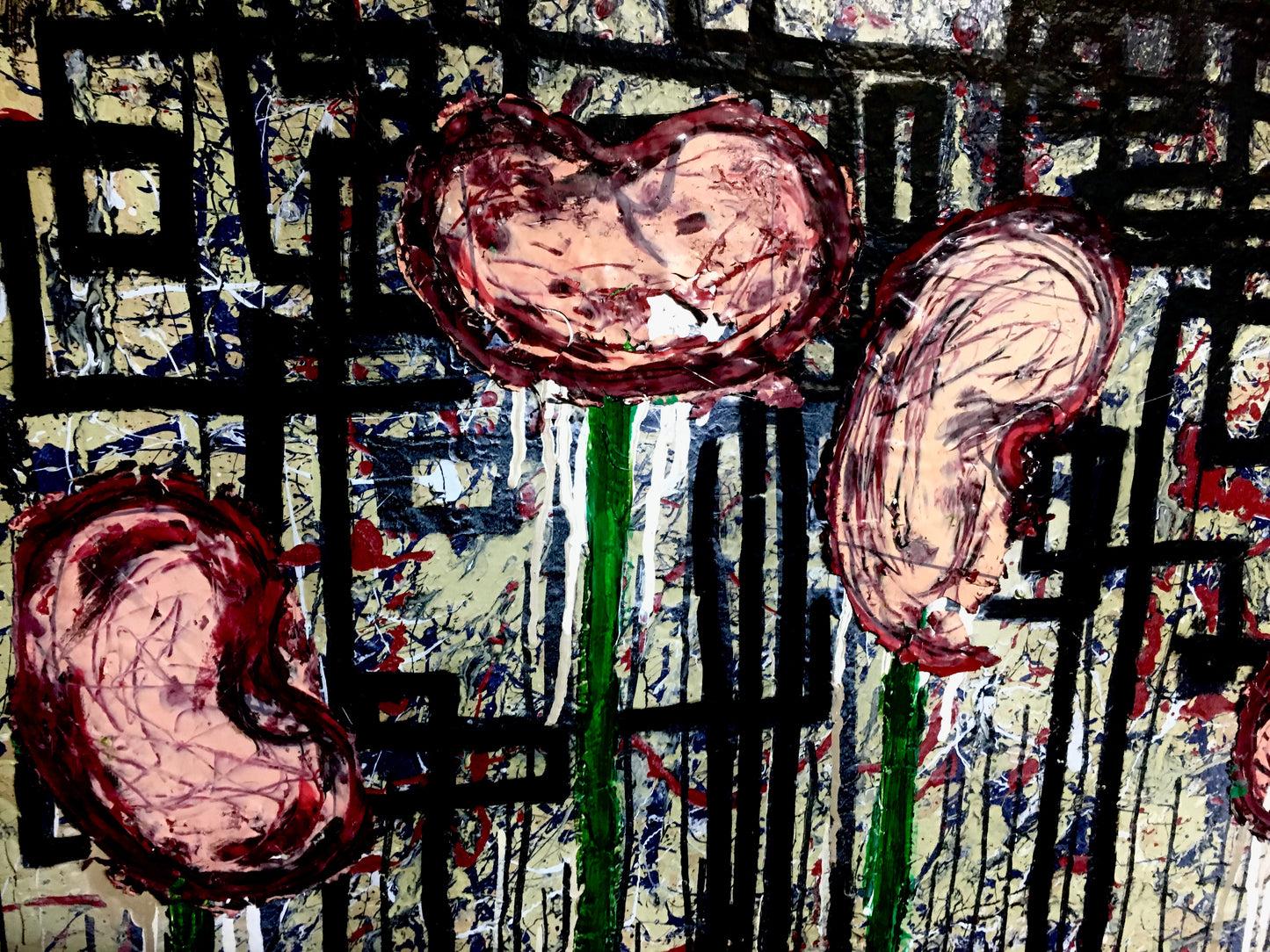 “A Woman’s Place” mixed media painting on canvas 24”x36”
