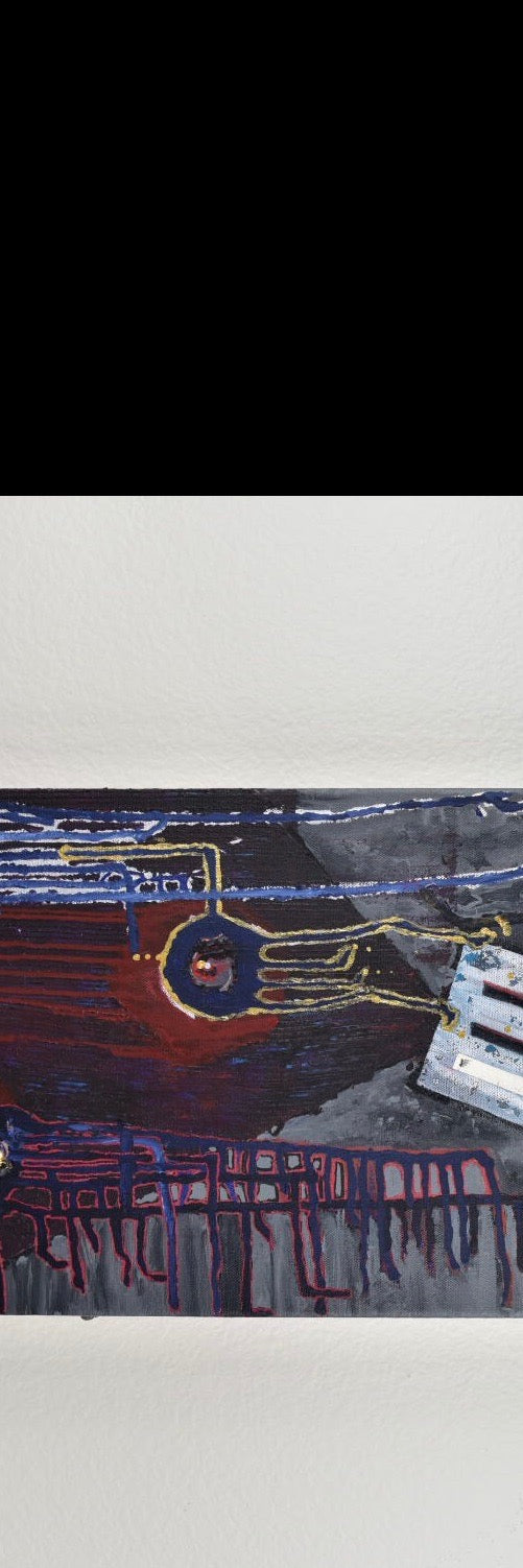 “Cover the Gleen” Mixed Media Painting on Canvas 36”x 18”