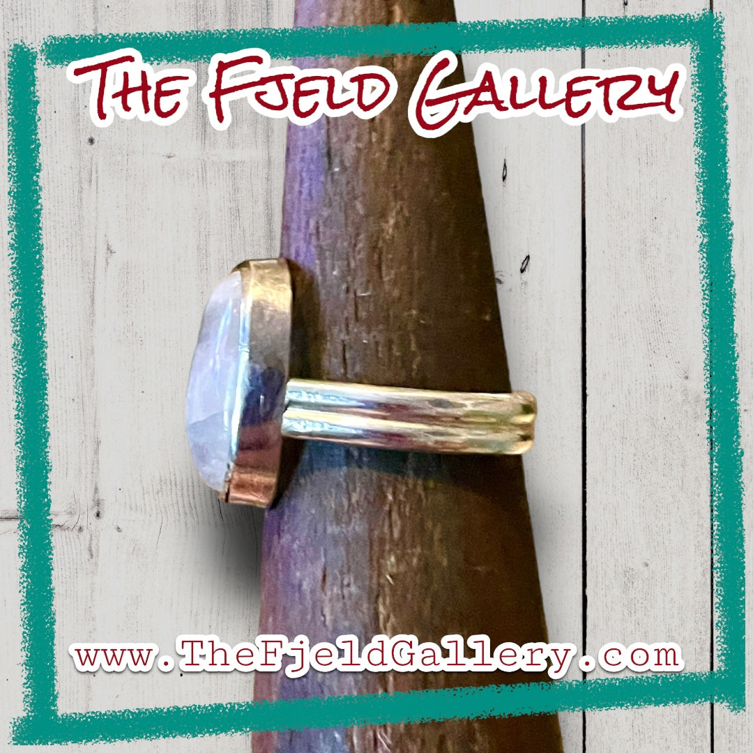 Handmade Sterling Silver Moonstone Ring