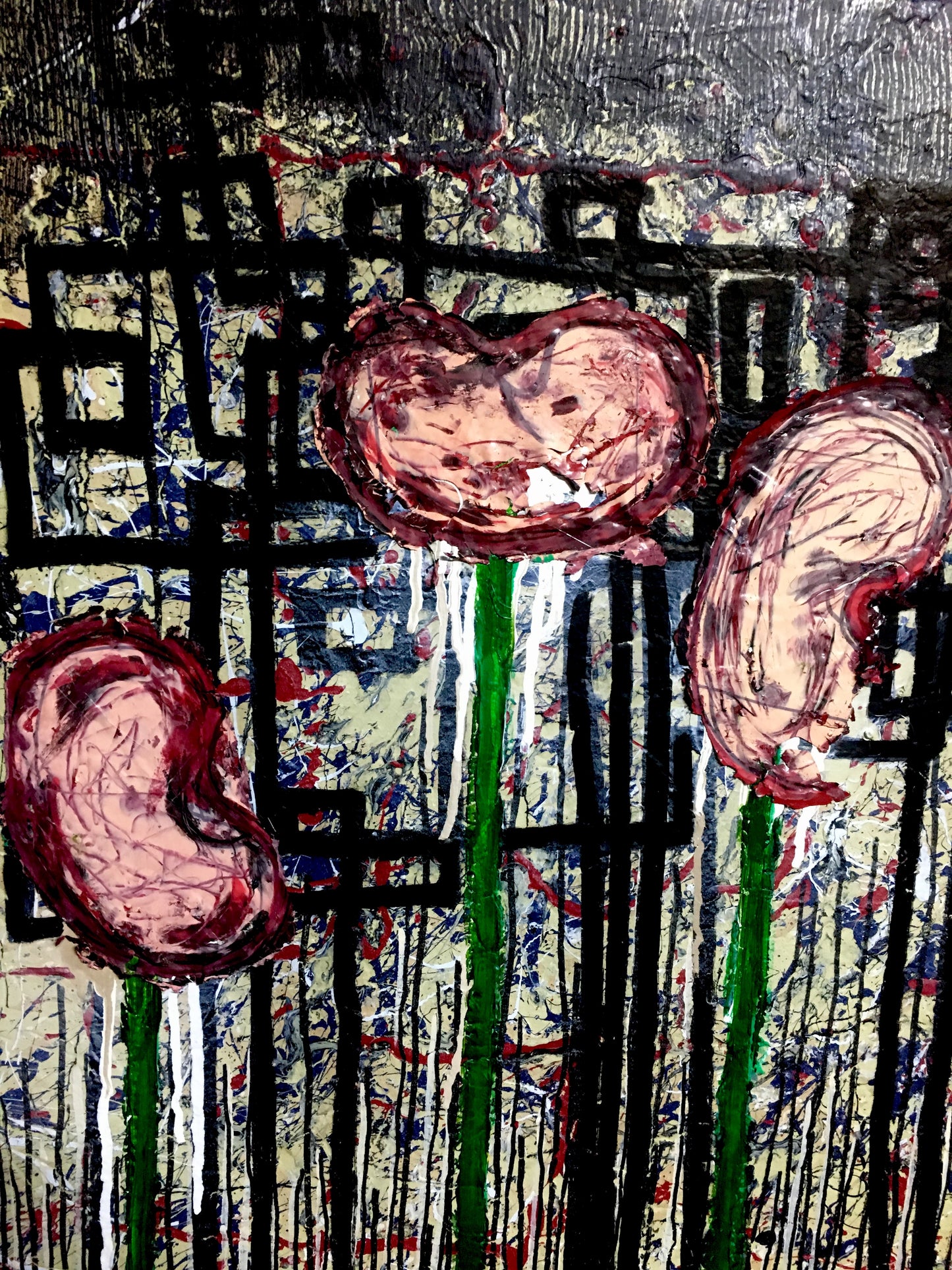 “A Woman’s Place” mixed media painting on canvas 24”x36”