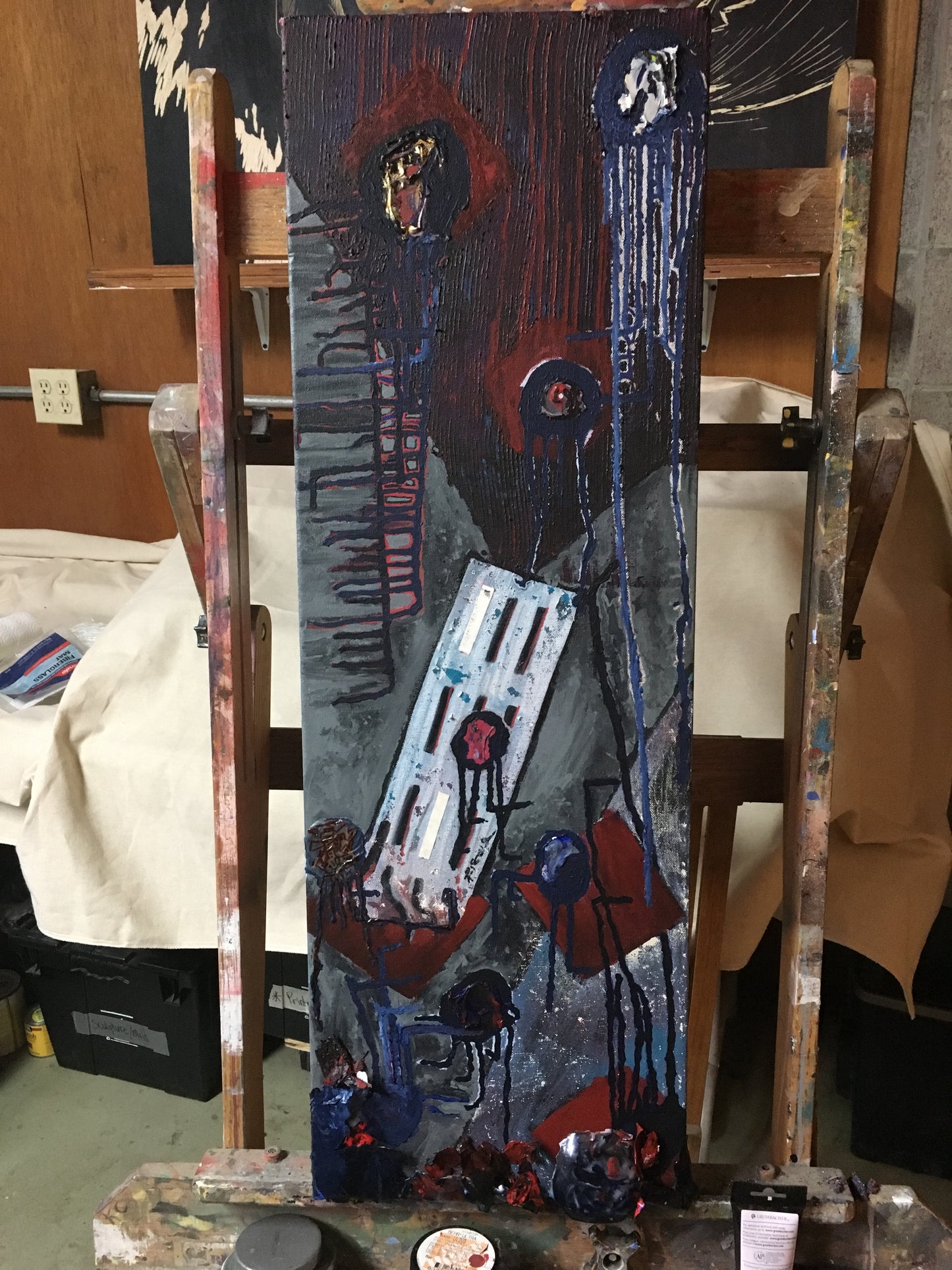 “Cover the Gleen” Mixed Media Painting on Canvas 36”x 18”