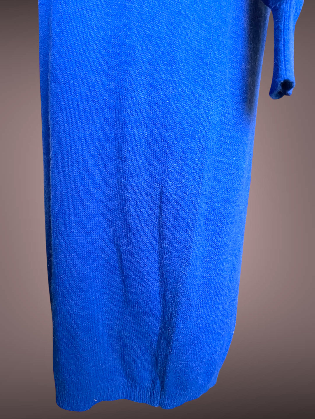Vintage 1980’s Blue Sequin Sweater Dress