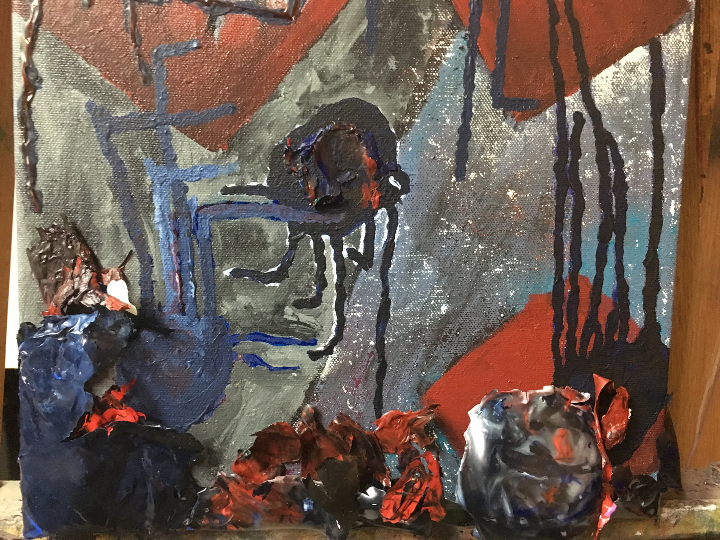 “Cover the Gleen” Mixed Media Painting on Canvas 36”x 18”