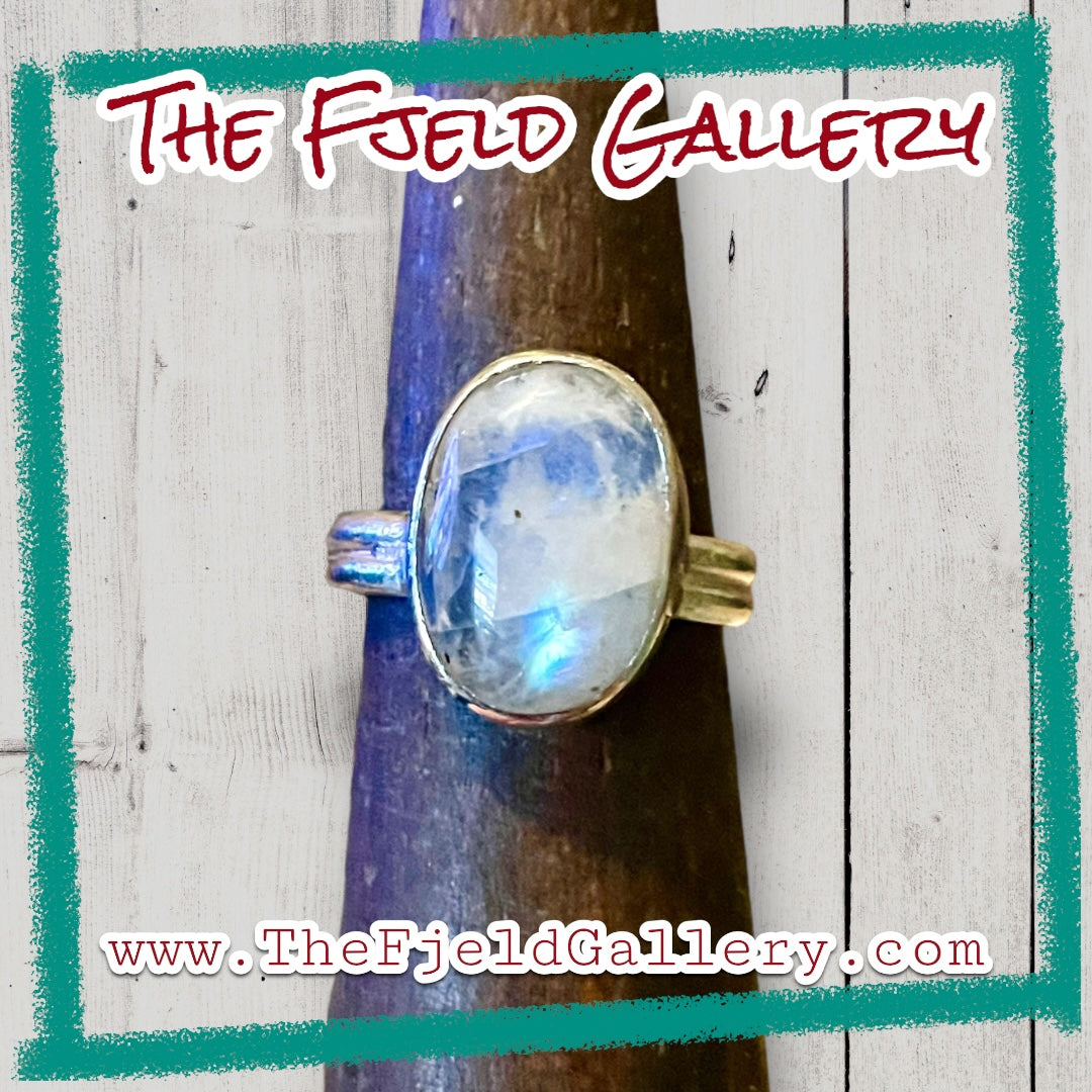 Handmade Sterling Silver Moonstone Ring