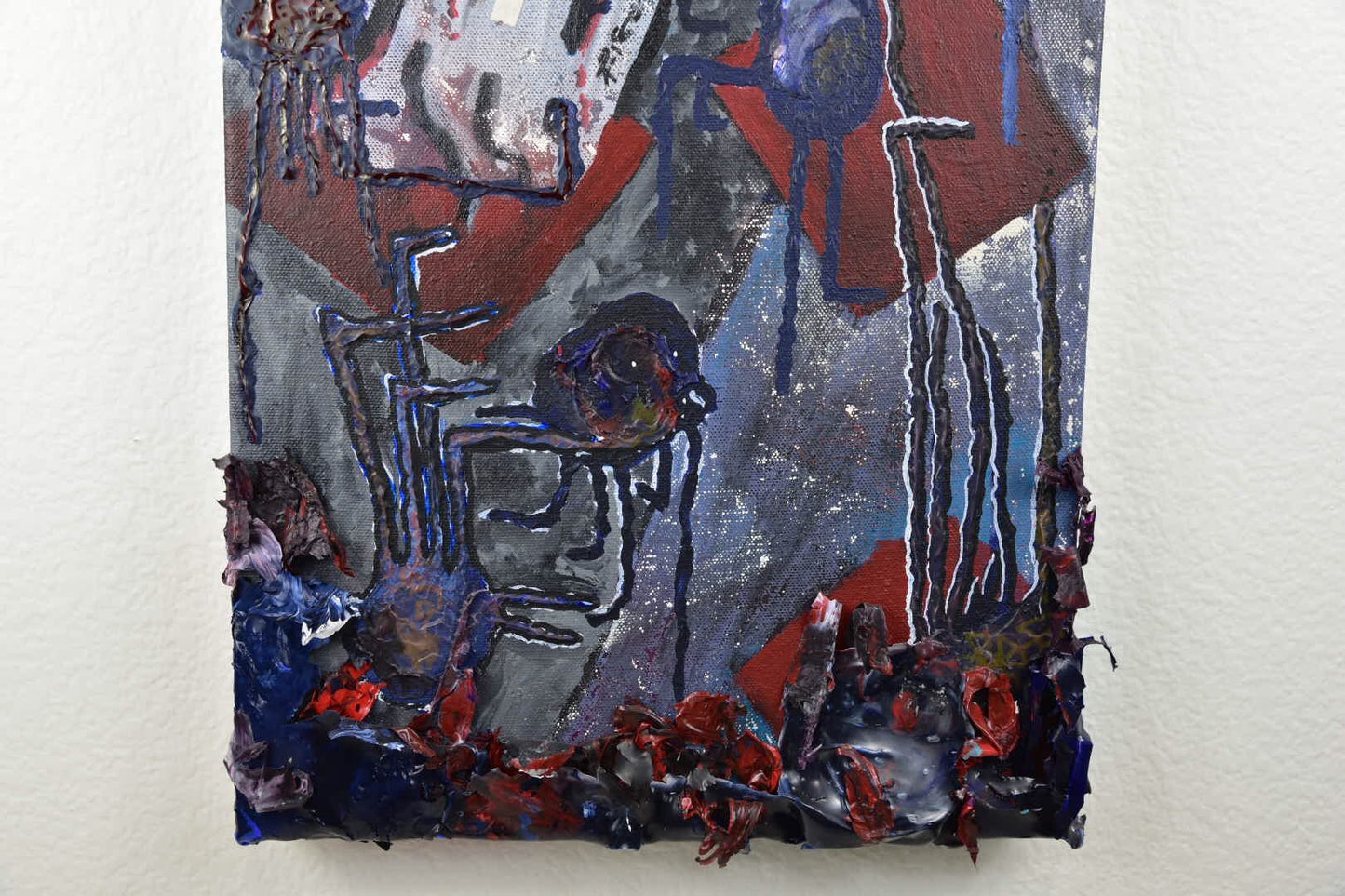“Cover the Gleen” Mixed Media Painting on Canvas 36”x 18”