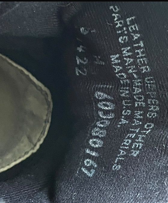 Vintage Womens Red Leather Cowboy Crop Boot Size 6