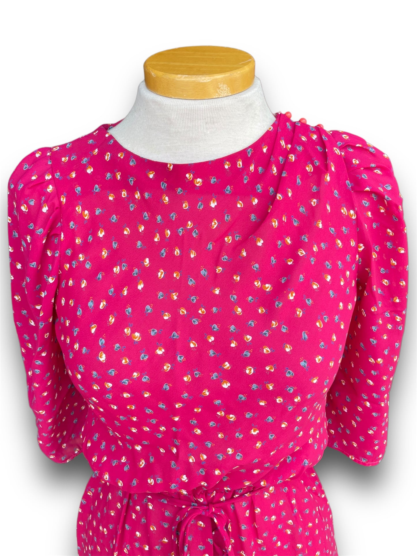 Vintage 1990’s Pink Floral Print Dress