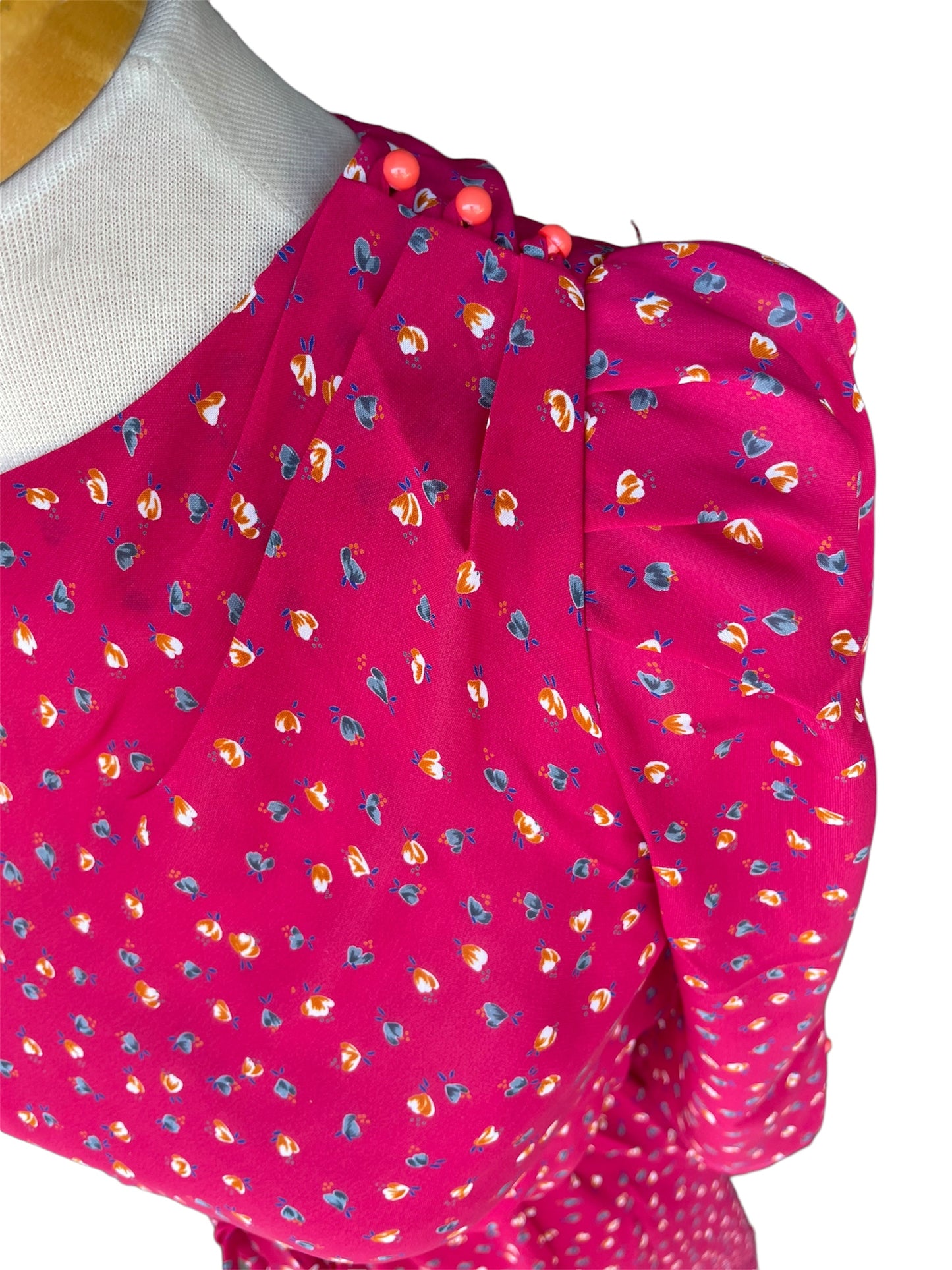 Vintage 1990’s Pink Floral Print Dress