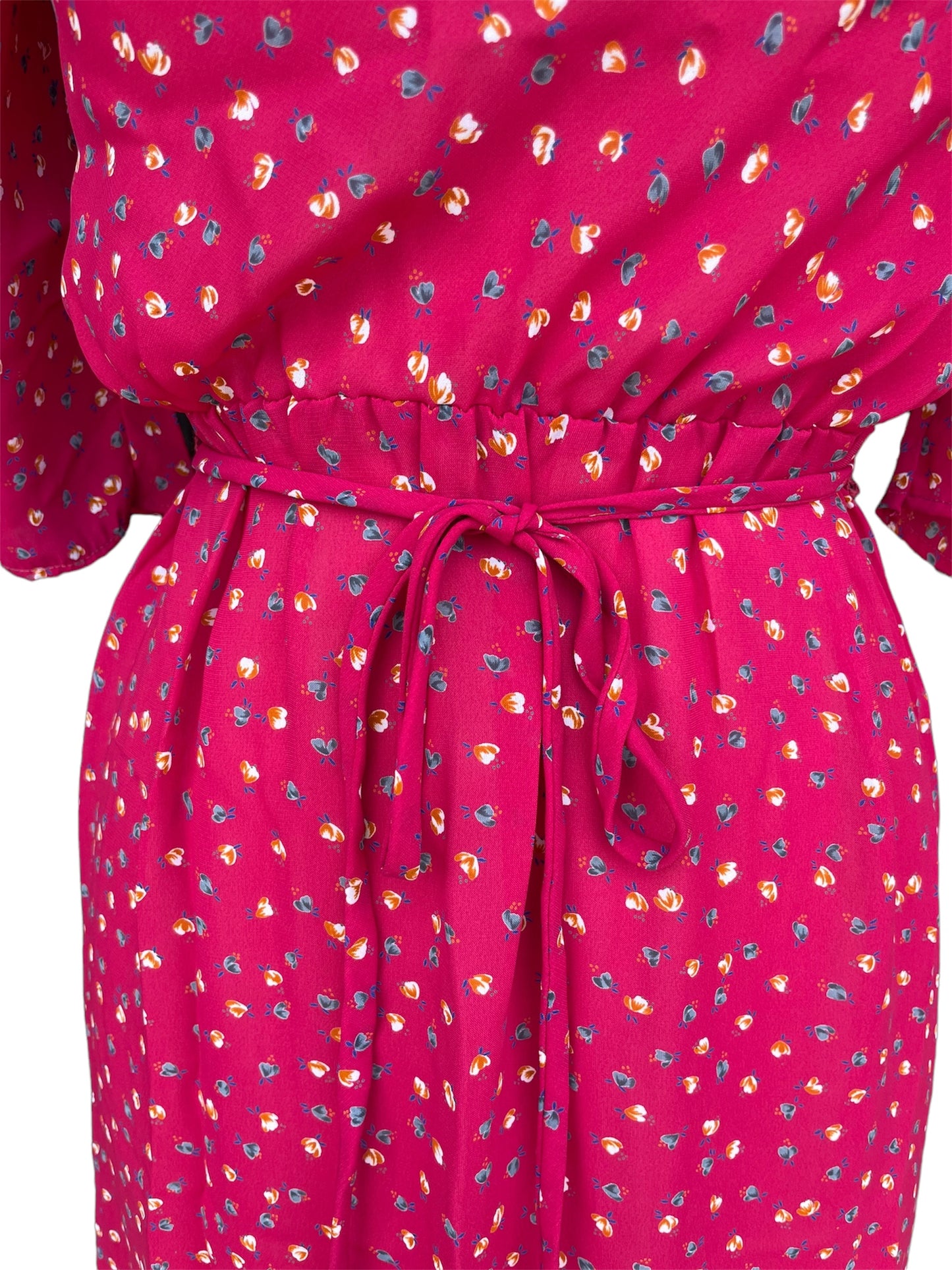 Vintage 1990’s Pink Floral Print Dress