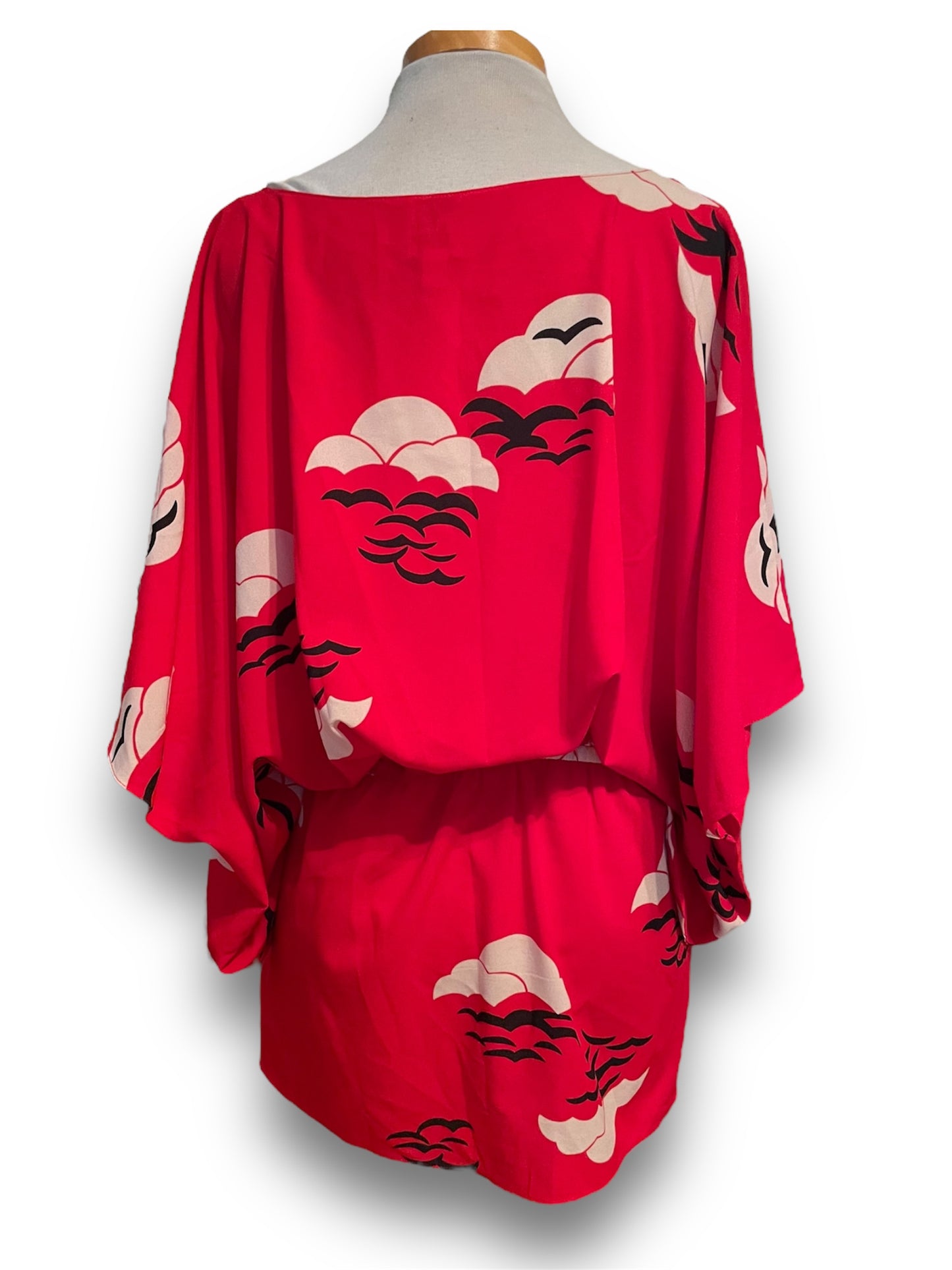 Vintage 1980’s Kimono Style Short Dress or Boho Top