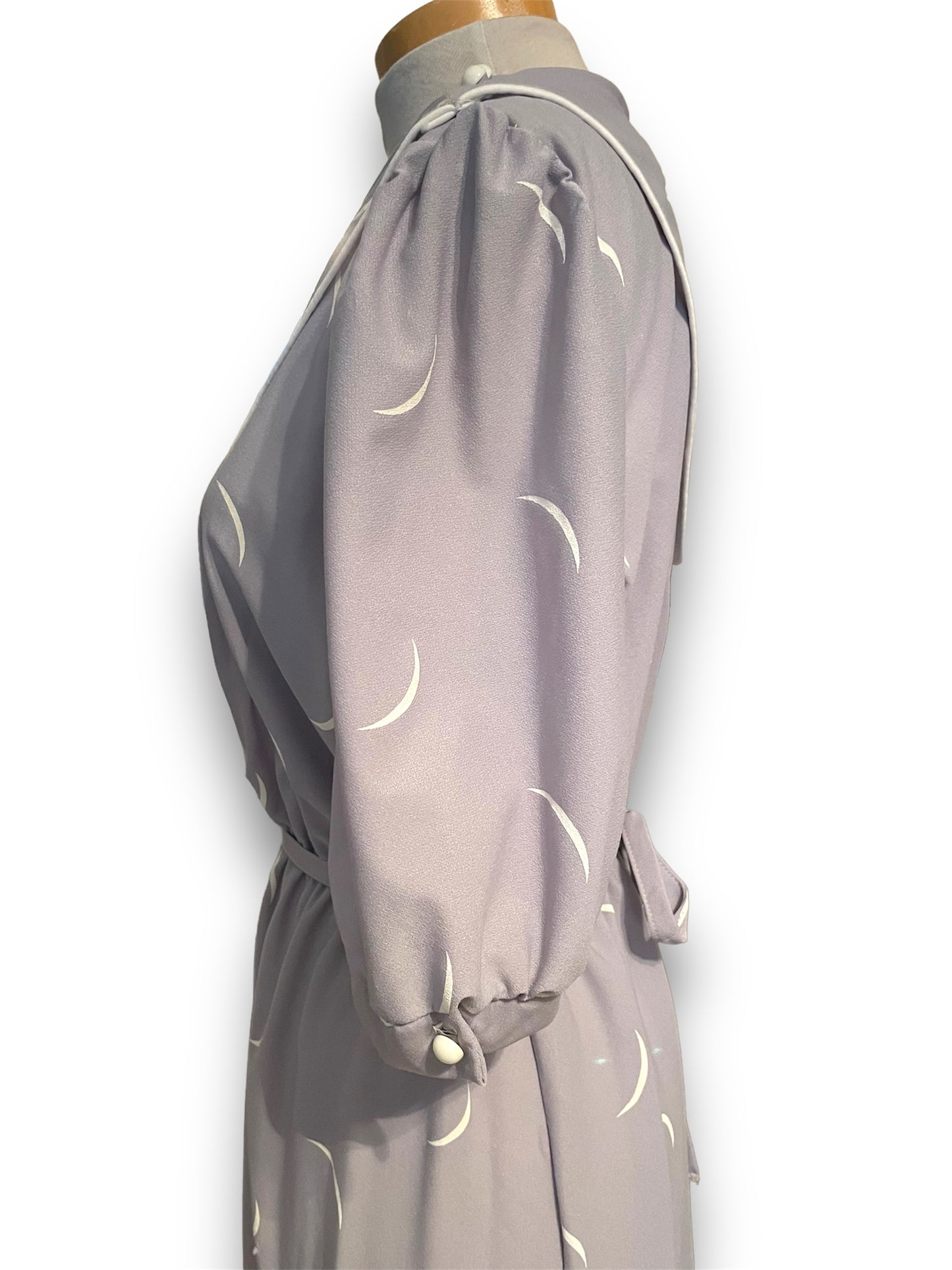 Vintage 1980’s Grey Print Dress