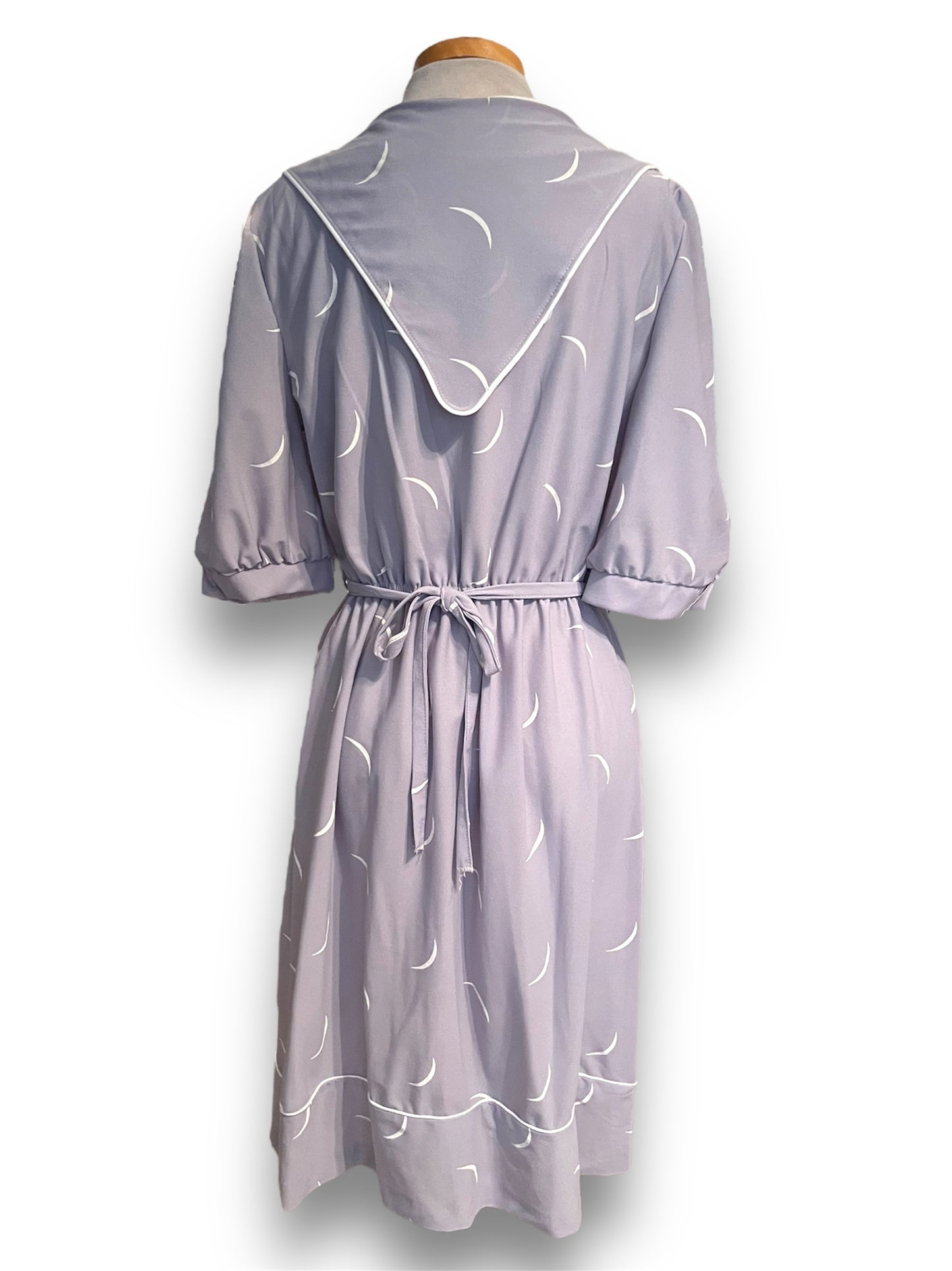 Vintage 1980’s Grey Print Dress