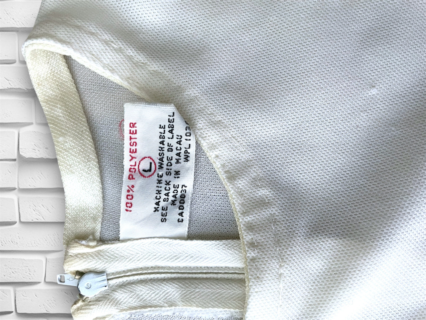 Vintage 1960’s Bird & Tulip Print Orange, Blue, Yellow, Pink & White Sleeveless Shirt