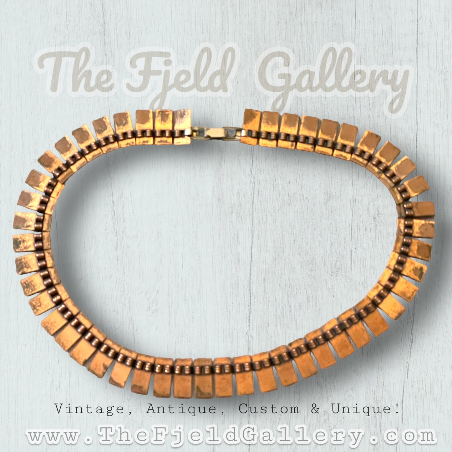 Vintage Renoir Copper Collar Style Necklace c.1940