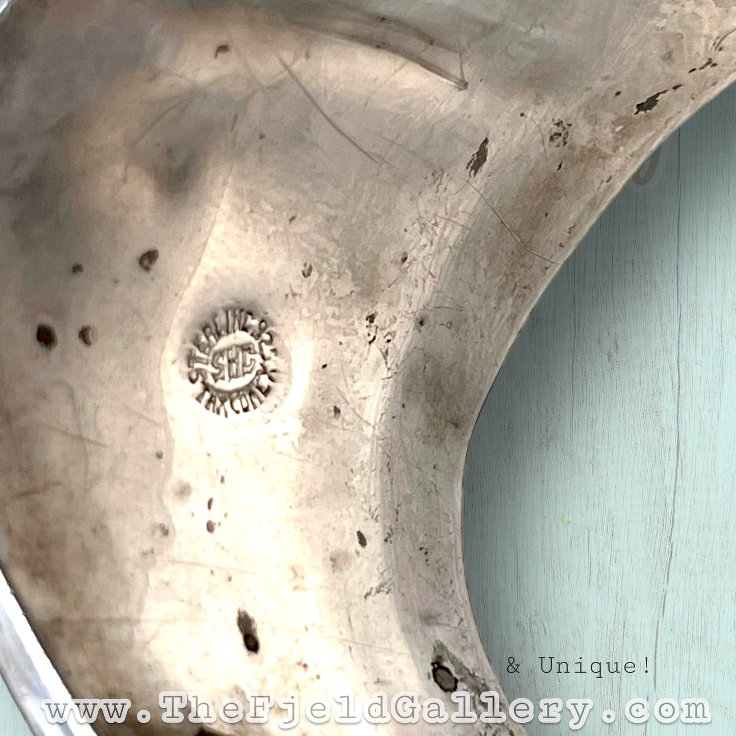 Vintage Sterling Silver & Abalone Mexican Hinged Clamper Bracelet