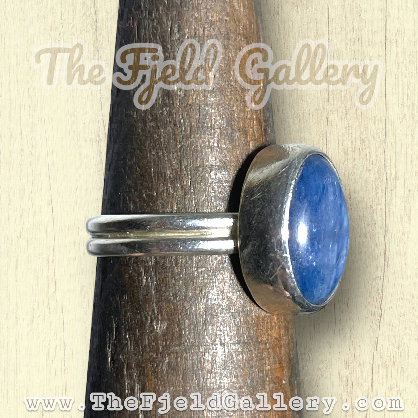 Sterling Silver Blue Kyanite Gemstone Ring
