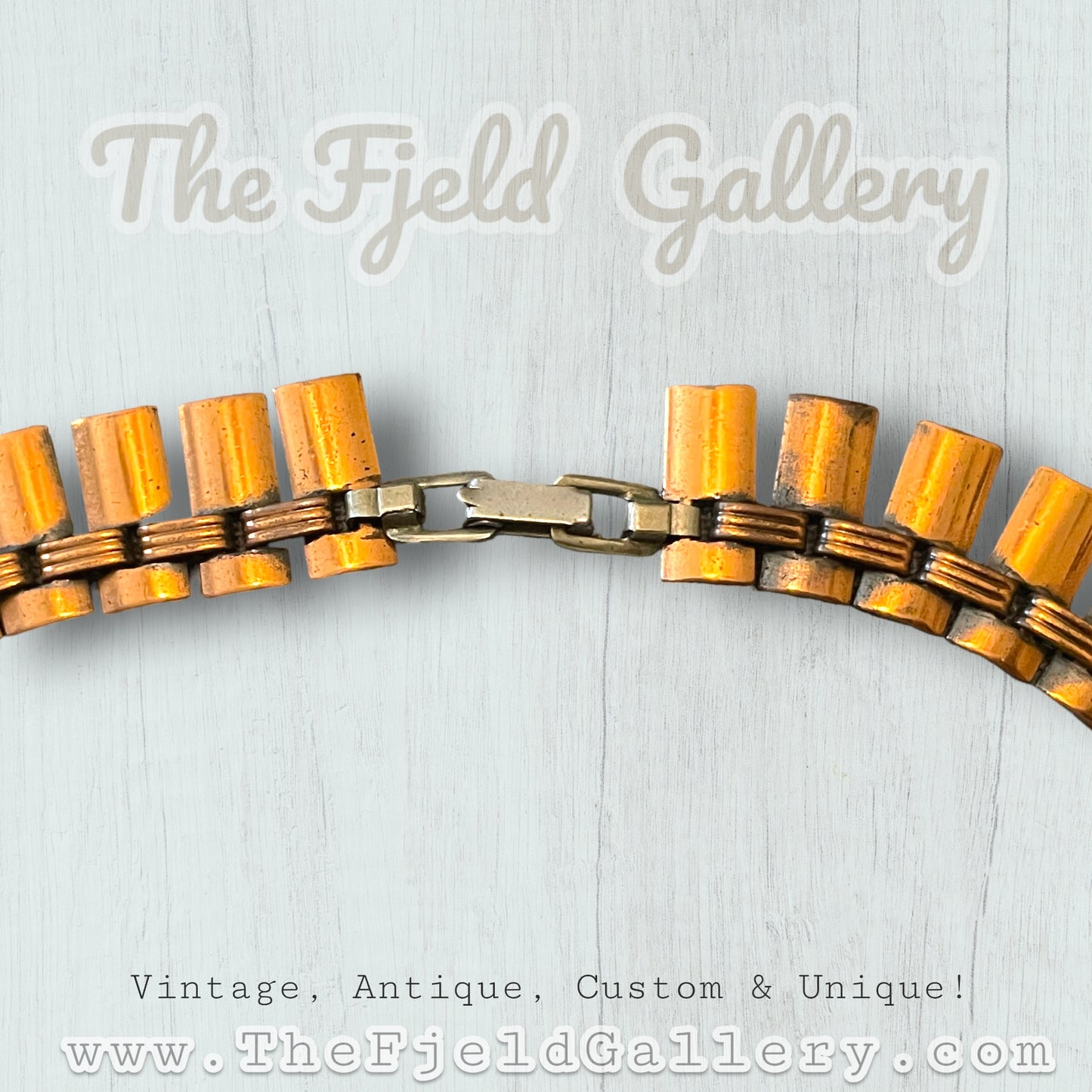 Vintage Renoir Copper Collar Style Necklace c.1940