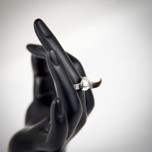 Claw Dome Ring in Sterling Silver sz. 5.5