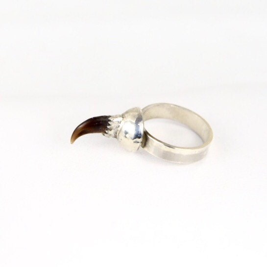 Claw Dome Ring in Sterling Silver sz. 5.5