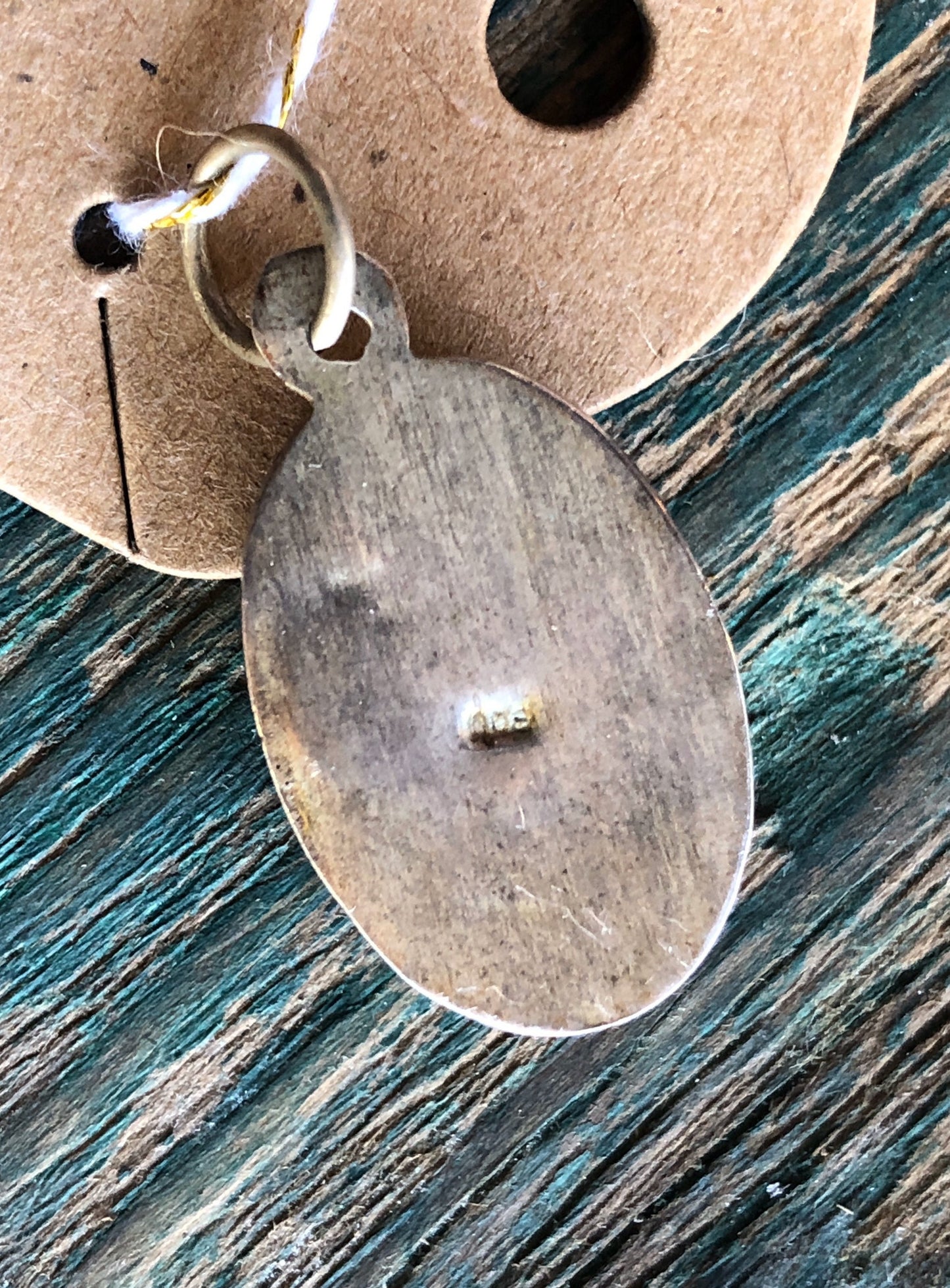 Sterling silver Turquoise Bezel set necklace pendant