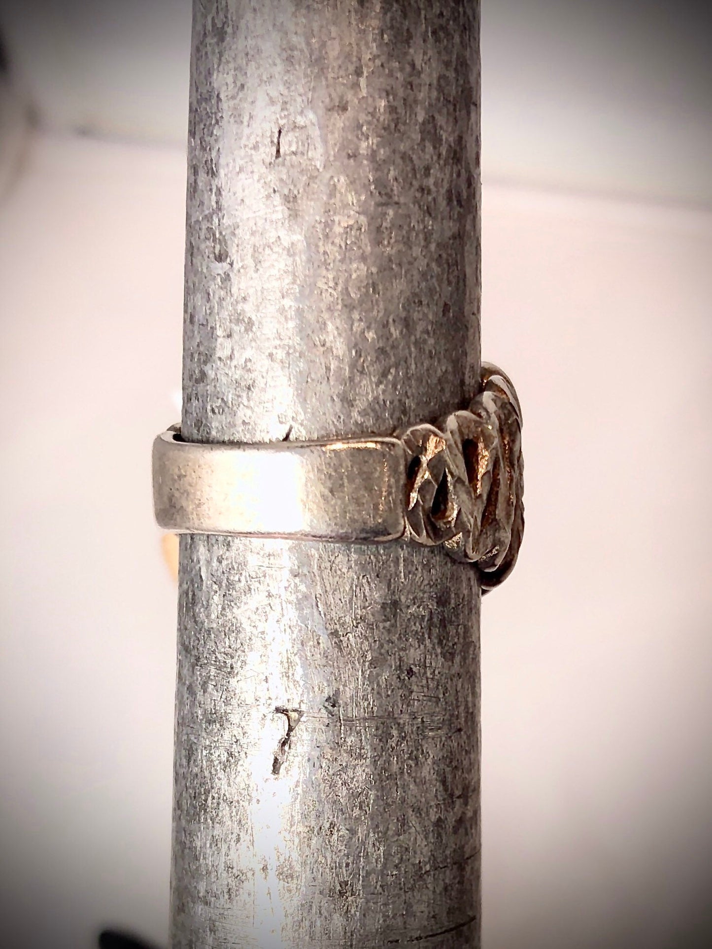 Sterling Silver Abstract Modern Minimalist Ring