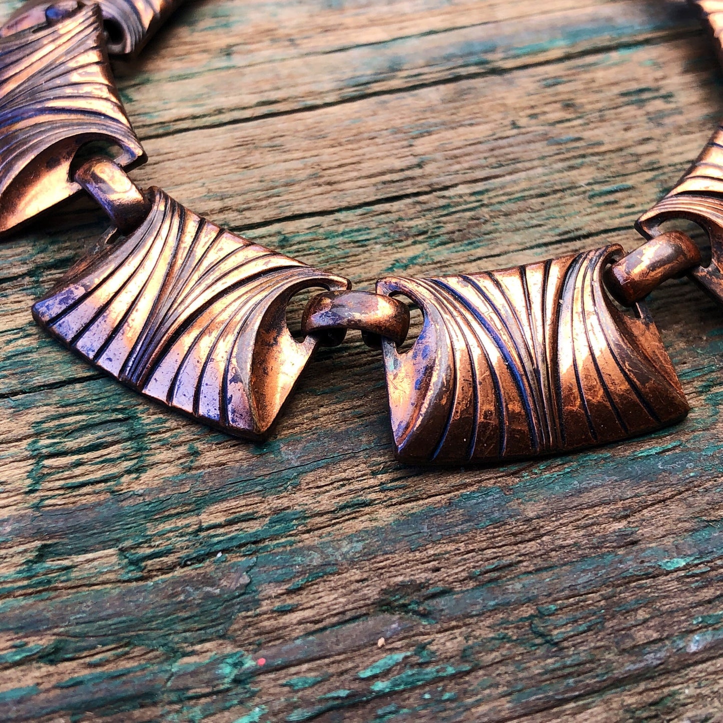 Vintage Renoir Copper Link Bracelet