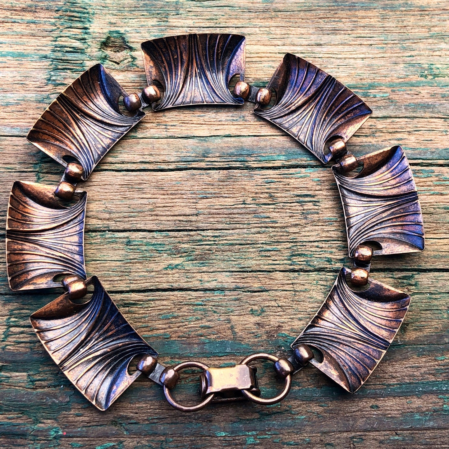 Vintage Renoir Copper Link Bracelet