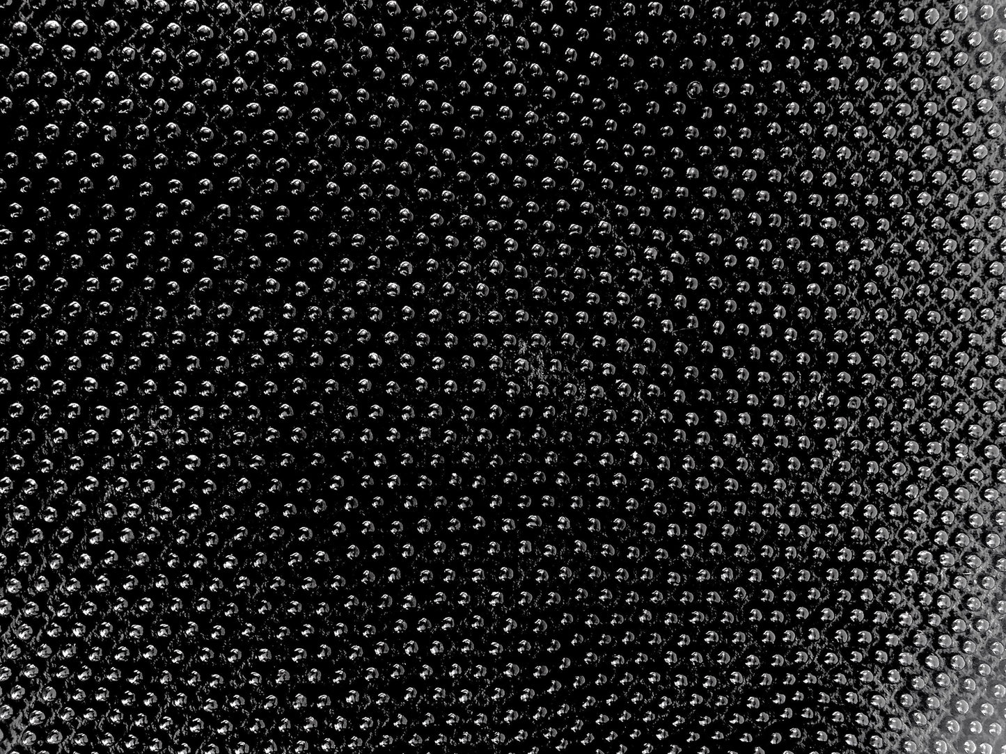 Vintage Black Plastic Bubble Bead Clutch Purse