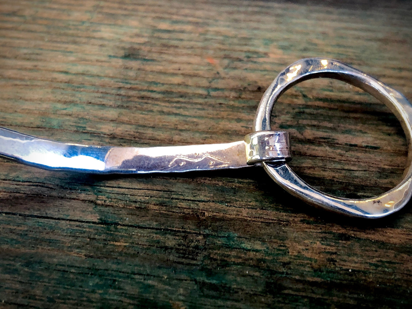 Vintage Sterling Silver Modernist Geometric Square Circle Hinged Bangle Bracelet
