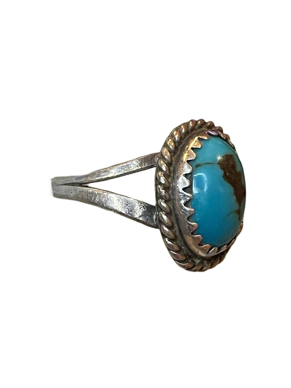 Vintage Sterling Silver Turquoise Native American Ring