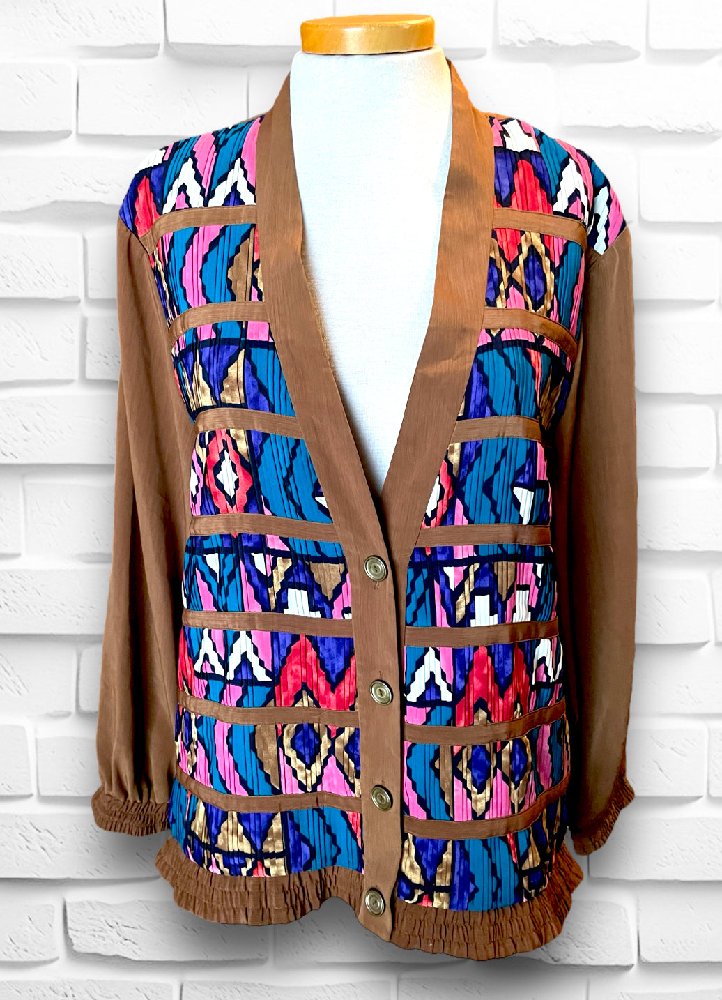 Vintage 1980’s Southwest Pattern Lightweight Jacket