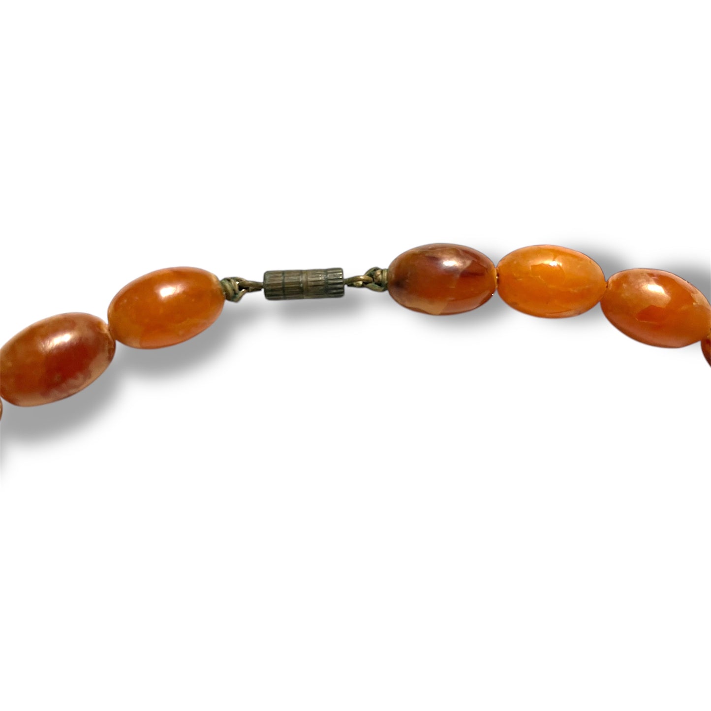 Antique Natural Amber Bead Necklace