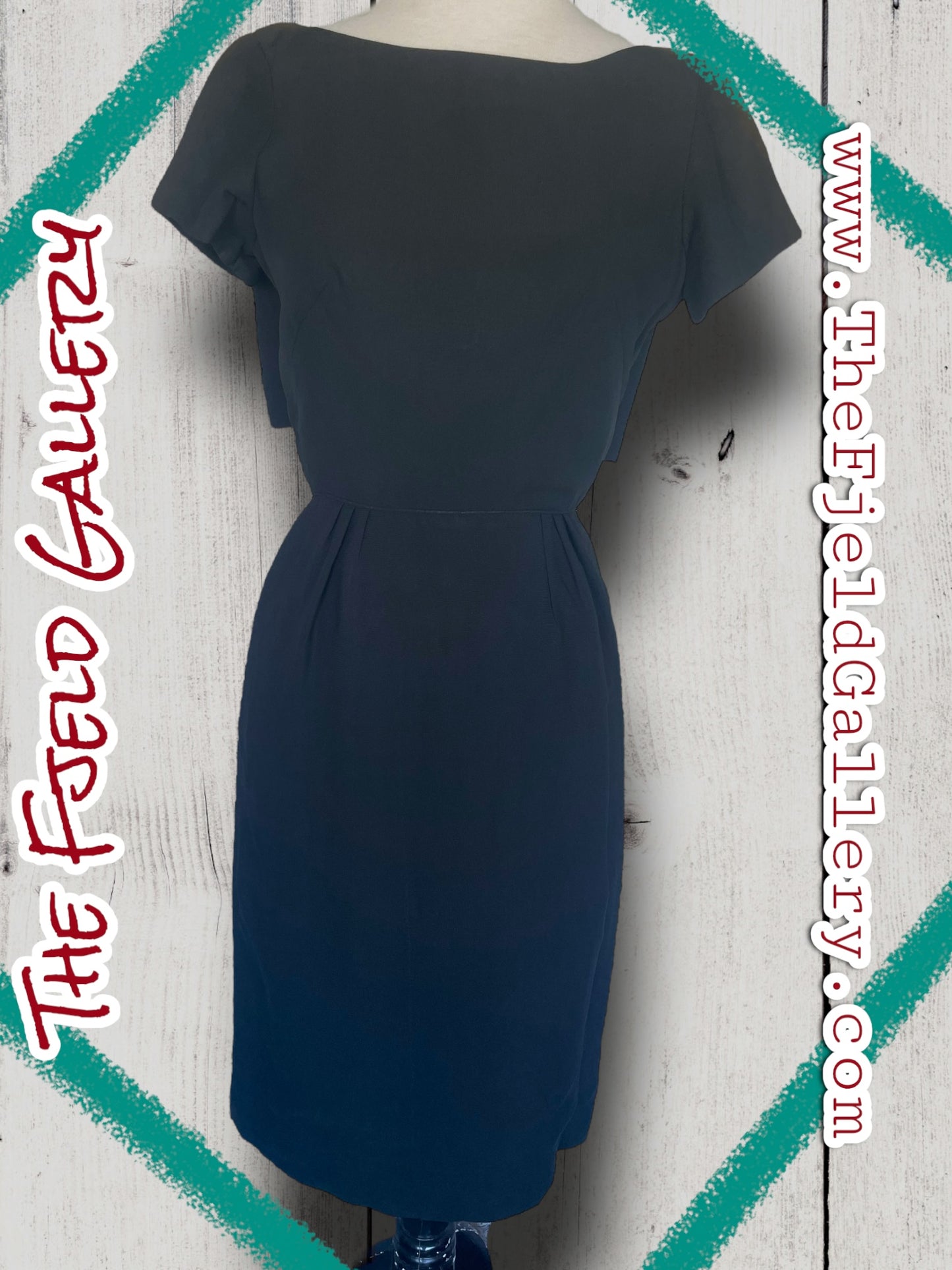 1960’s Little Black Dress w/ Open Back & Bow Detail