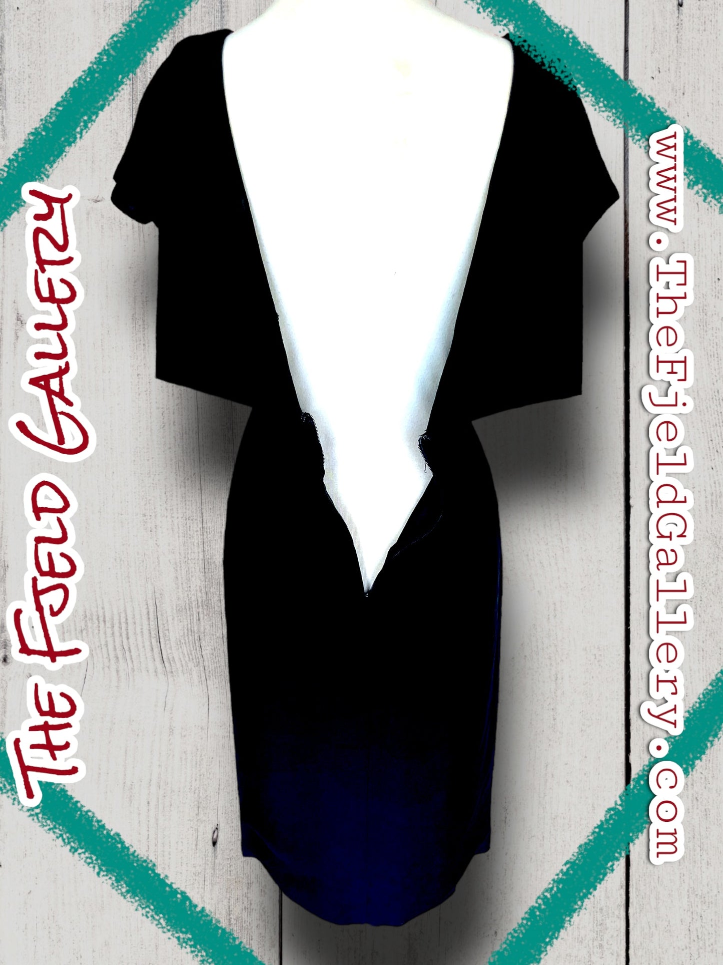 1960’s Little Black Dress w/ Open Back & Bow Detail