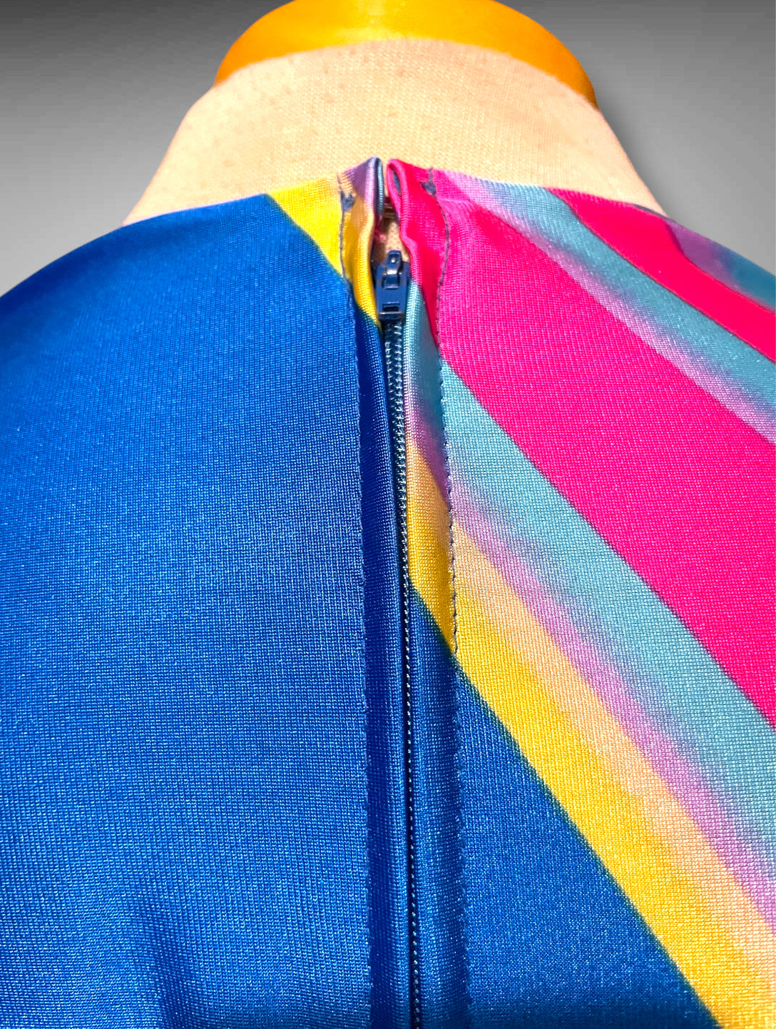 1960’s Belted Kaftan House Dress Tropical Retro Maxi Dress