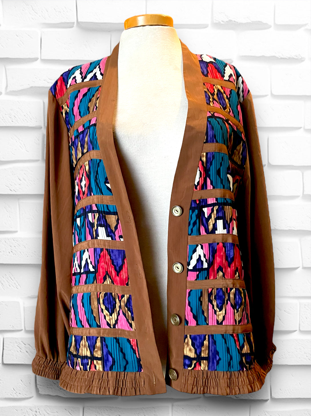 Vintage 1980’s Southwest Pattern Lightweight Jacket