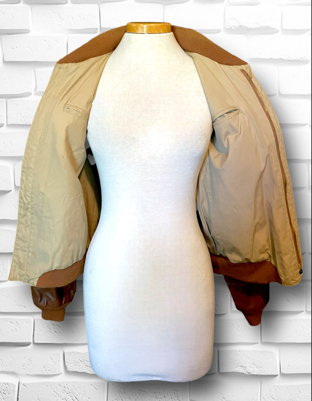 1970’s Reversible Brown Leather Bomber Jacket