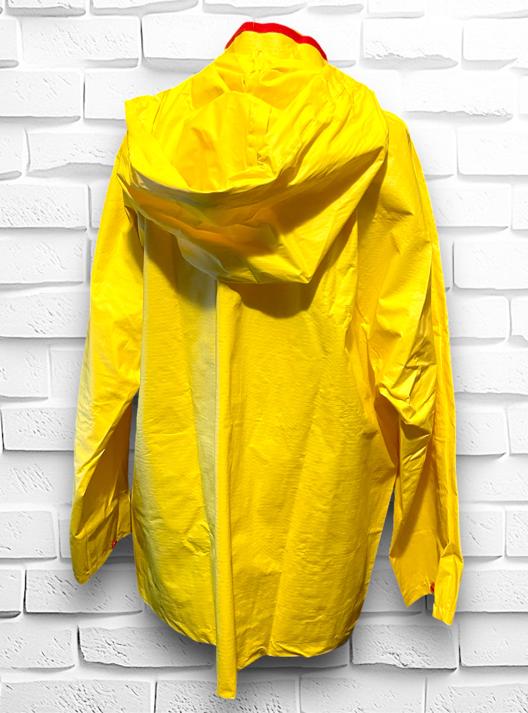 Vintage Yellow & Red Raincoat