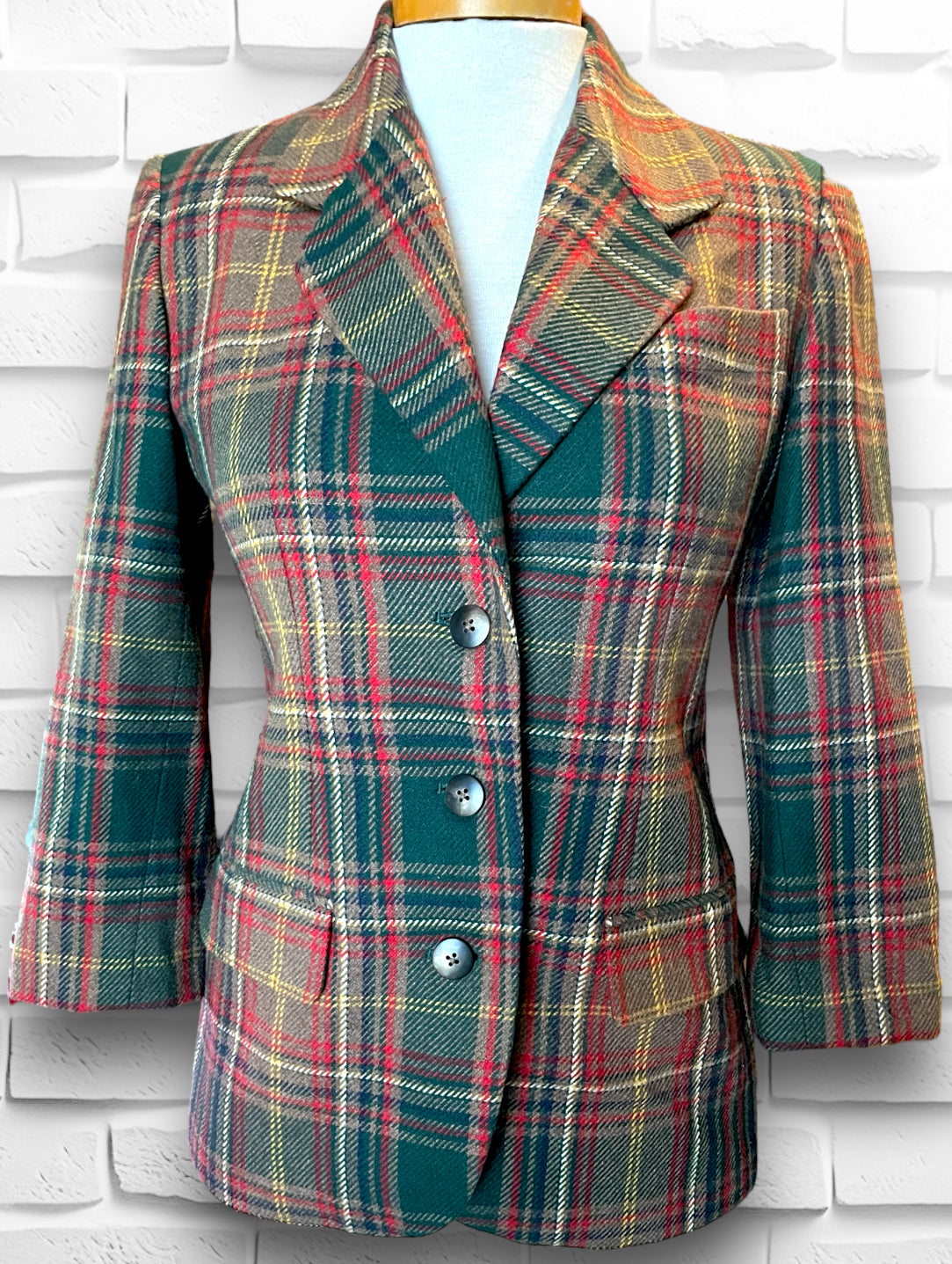 Vintage 1990’s Gap Plaid Dunk Hunting Sport Coat