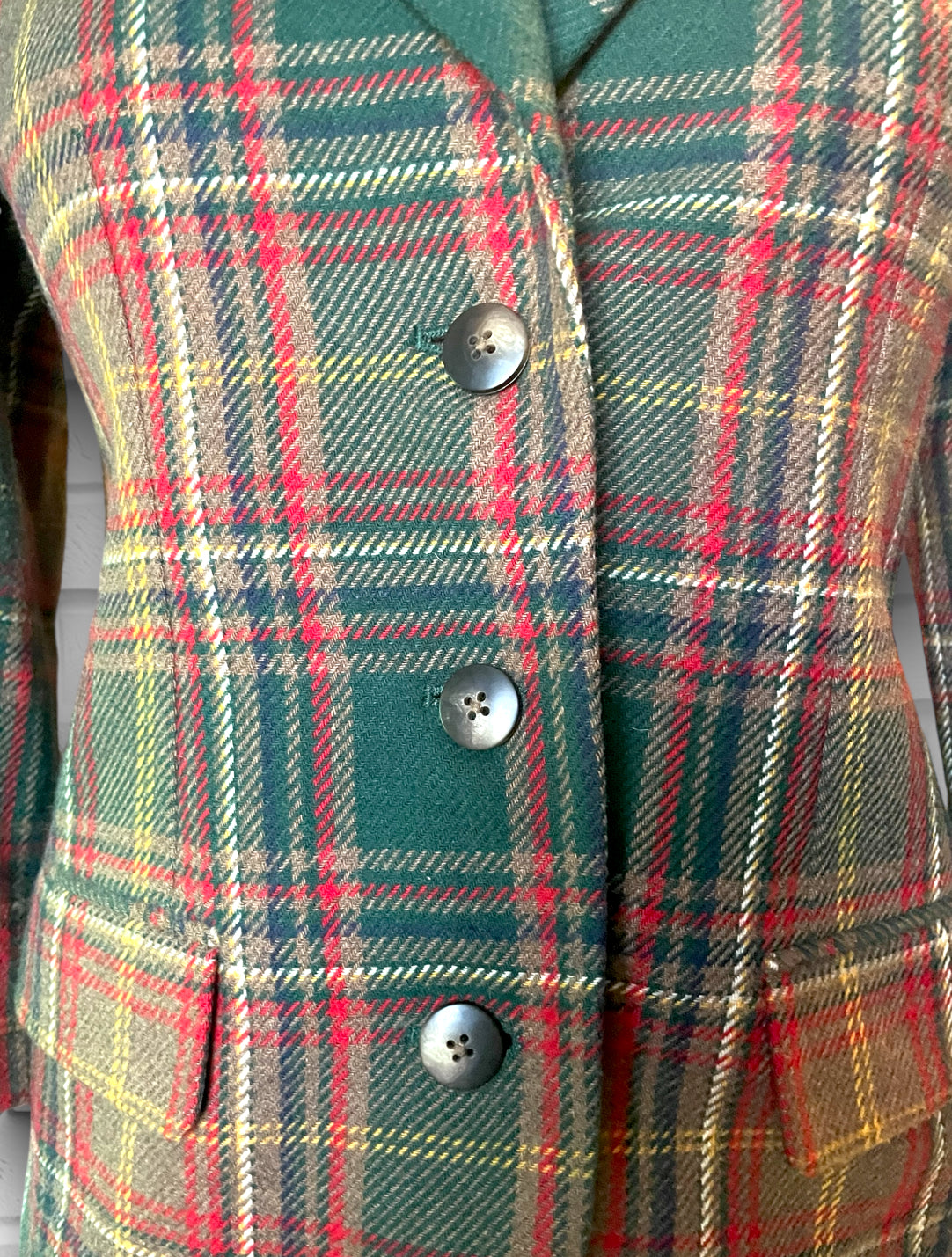 Vintage 1990’s Gap Plaid Dunk Hunting Sport Coat