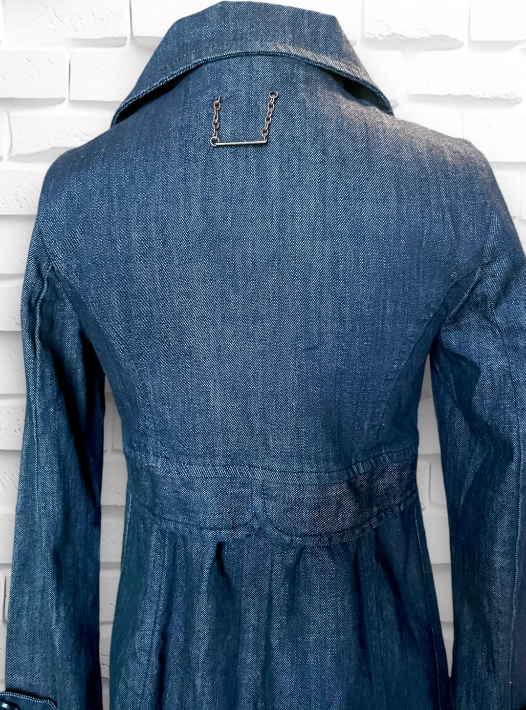 Vintage DNKY 1990’s Denim 3/4 Babydoll Trench