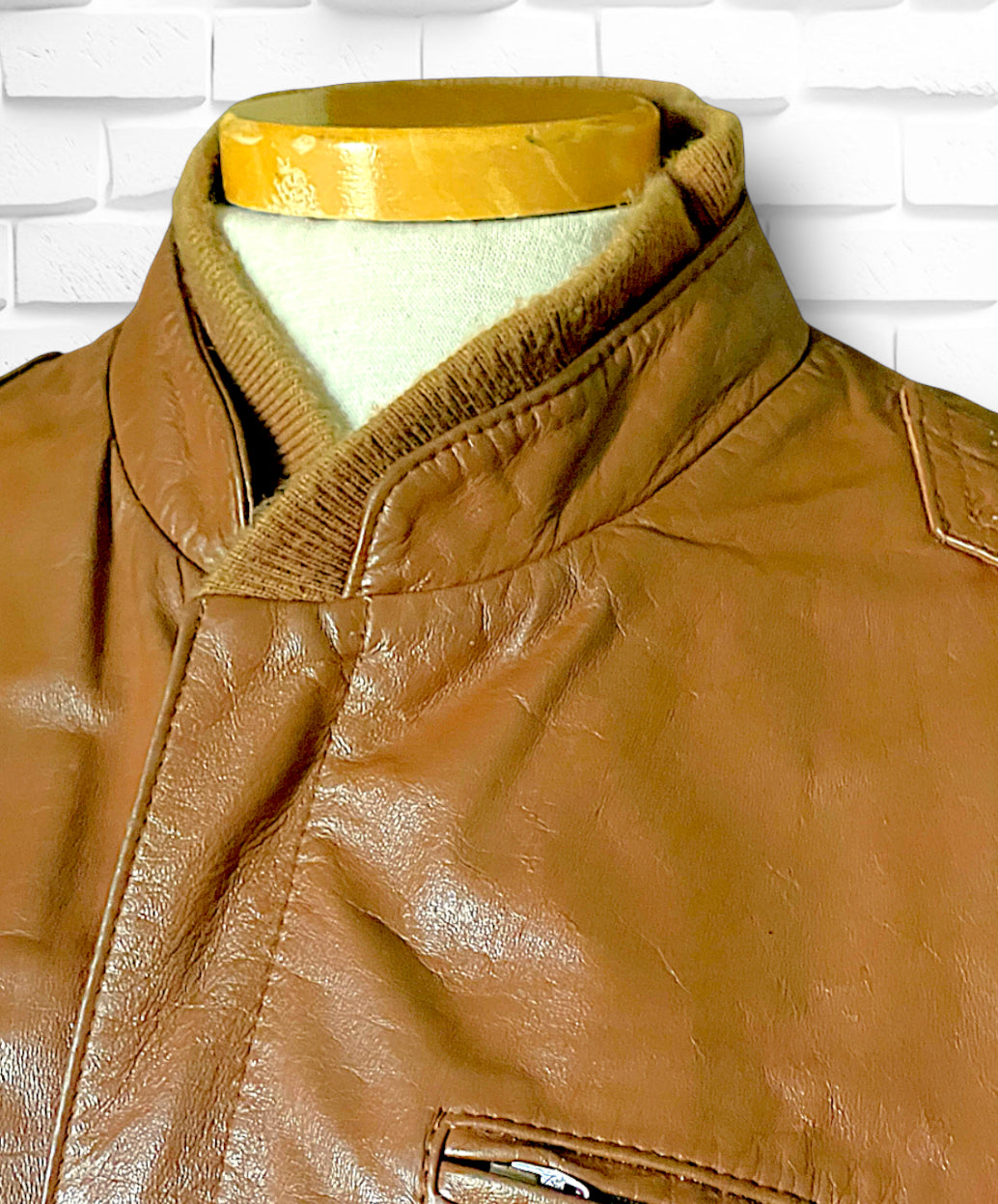 1970’s Reversible Brown Leather Bomber Jacket