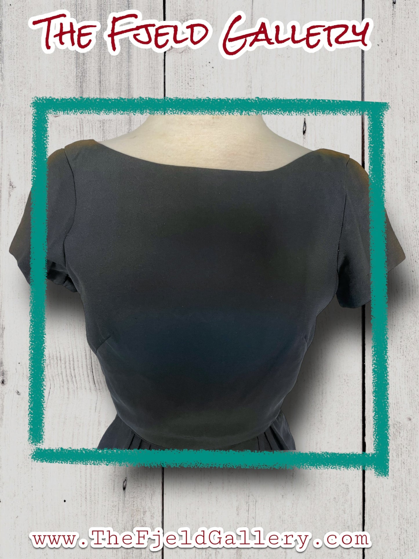 1960’s Little Black Dress w/ Open Back & Bow Detail