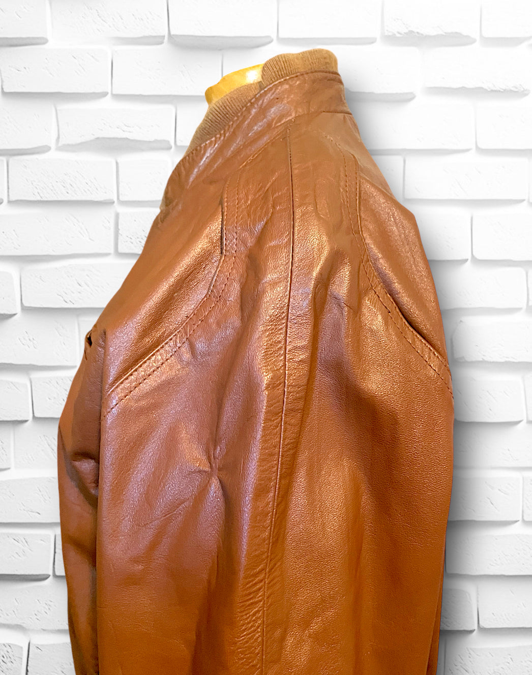 1970’s Reversible Brown Leather Bomber Jacket