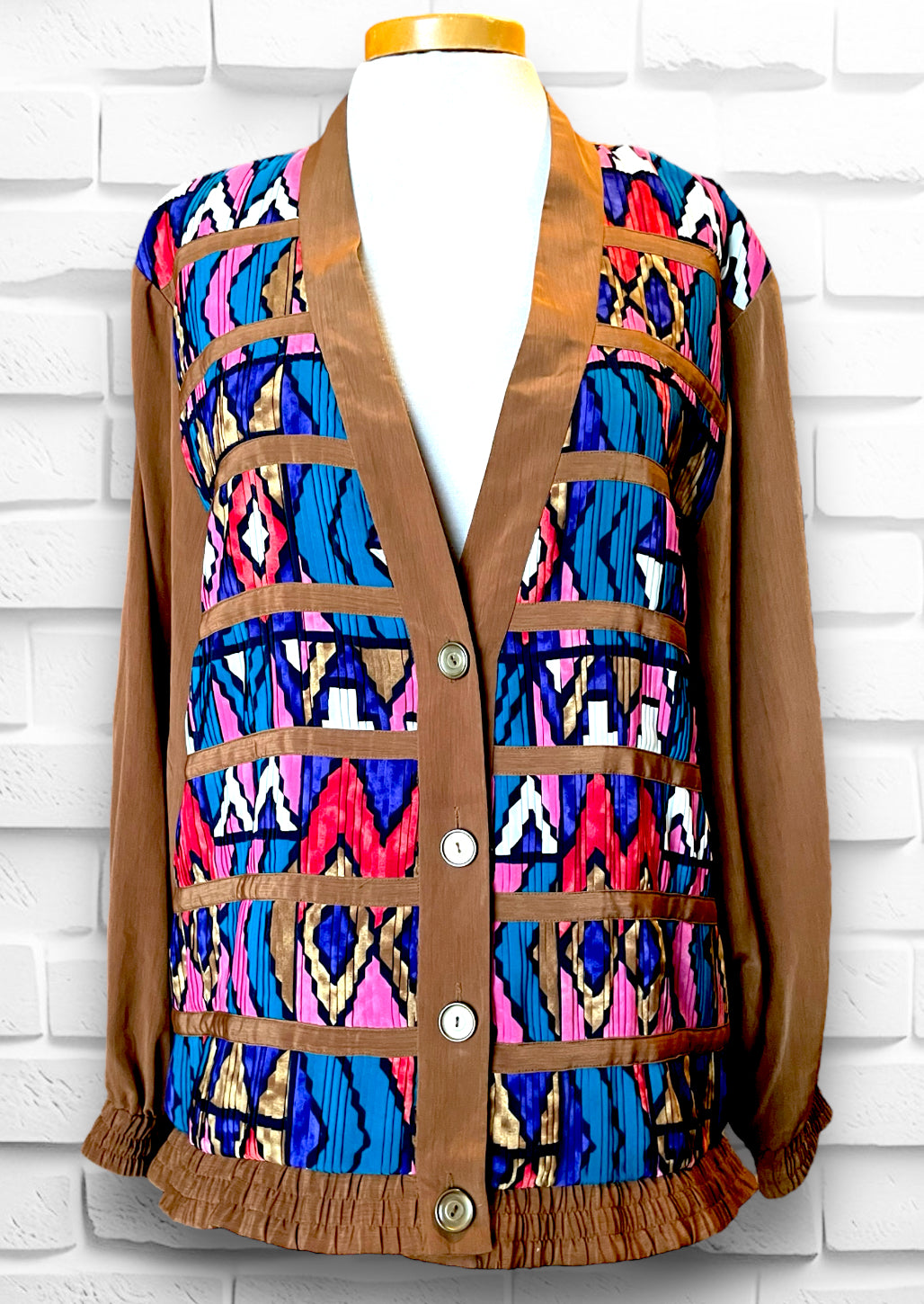 Vintage 1980’s Southwest Pattern Lightweight Jacket