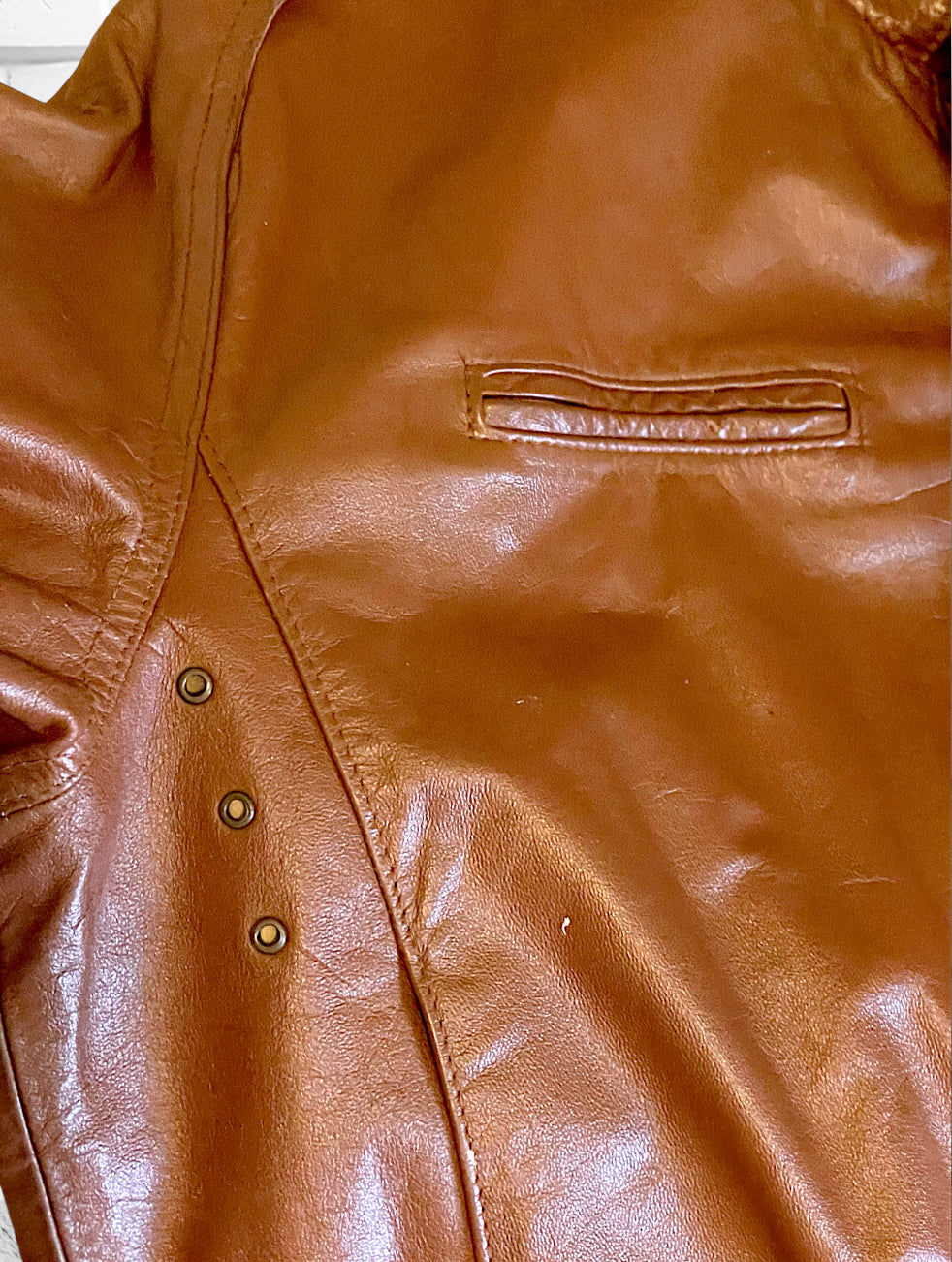 1970’s Reversible Brown Leather Bomber Jacket