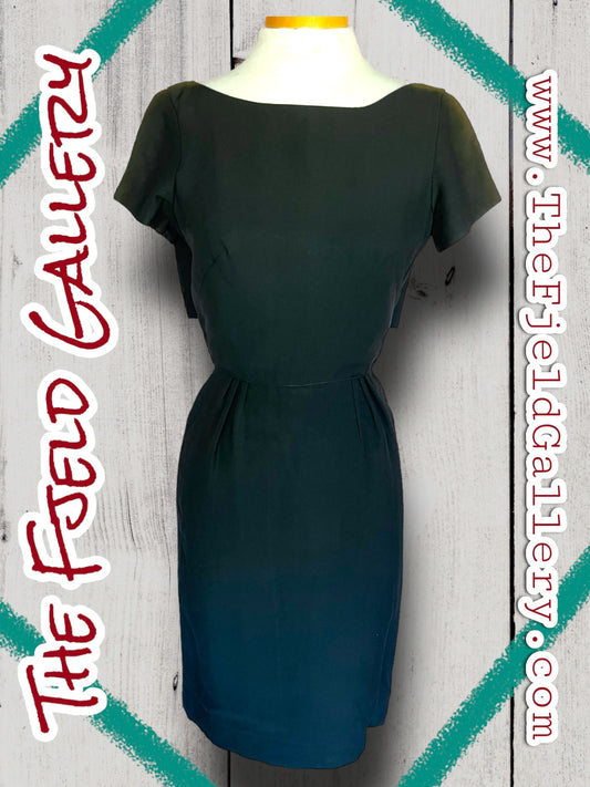1960’s Little Black Dress w/ Open Back & Bow Detail
