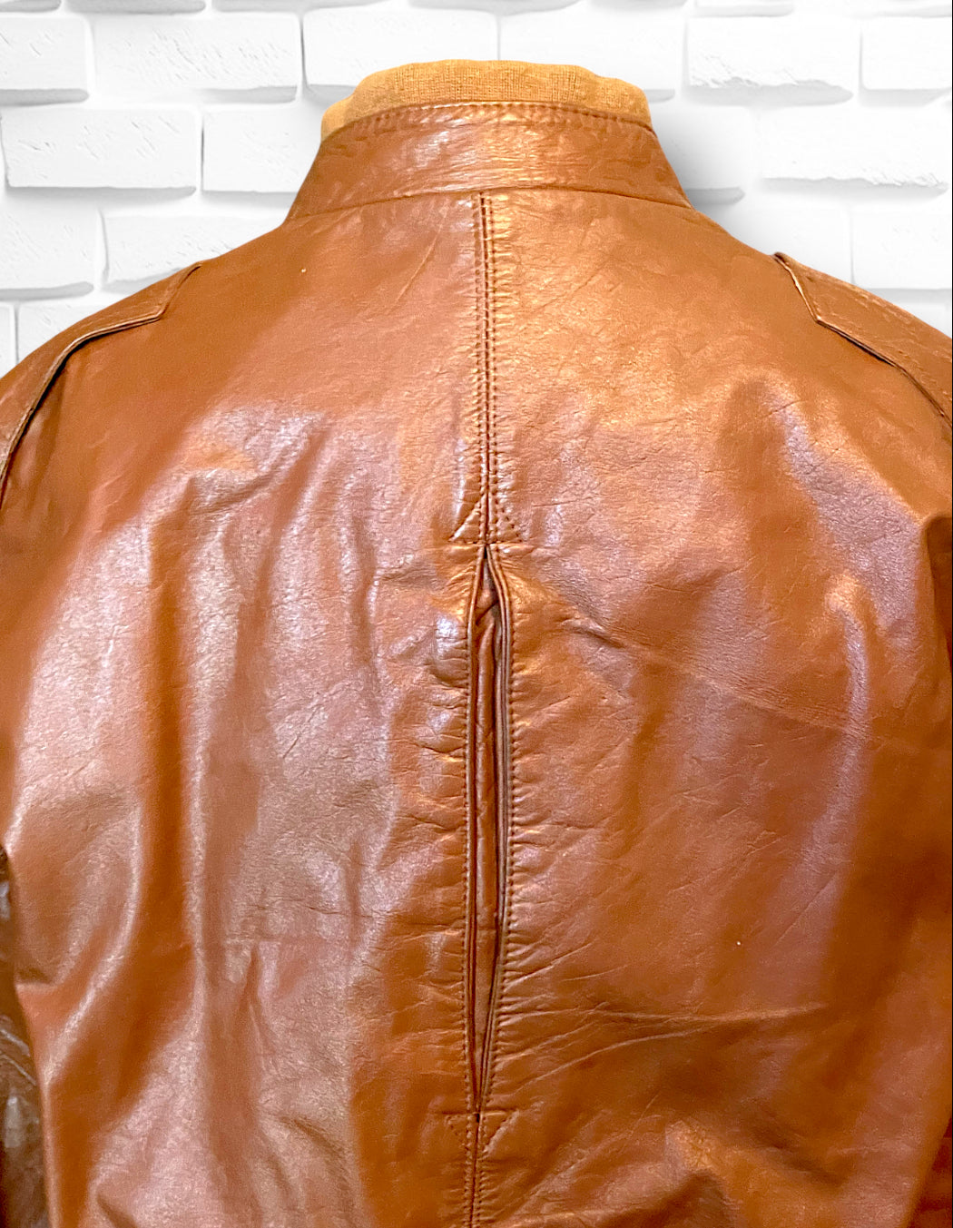 1970’s Reversible Brown Leather Bomber Jacket