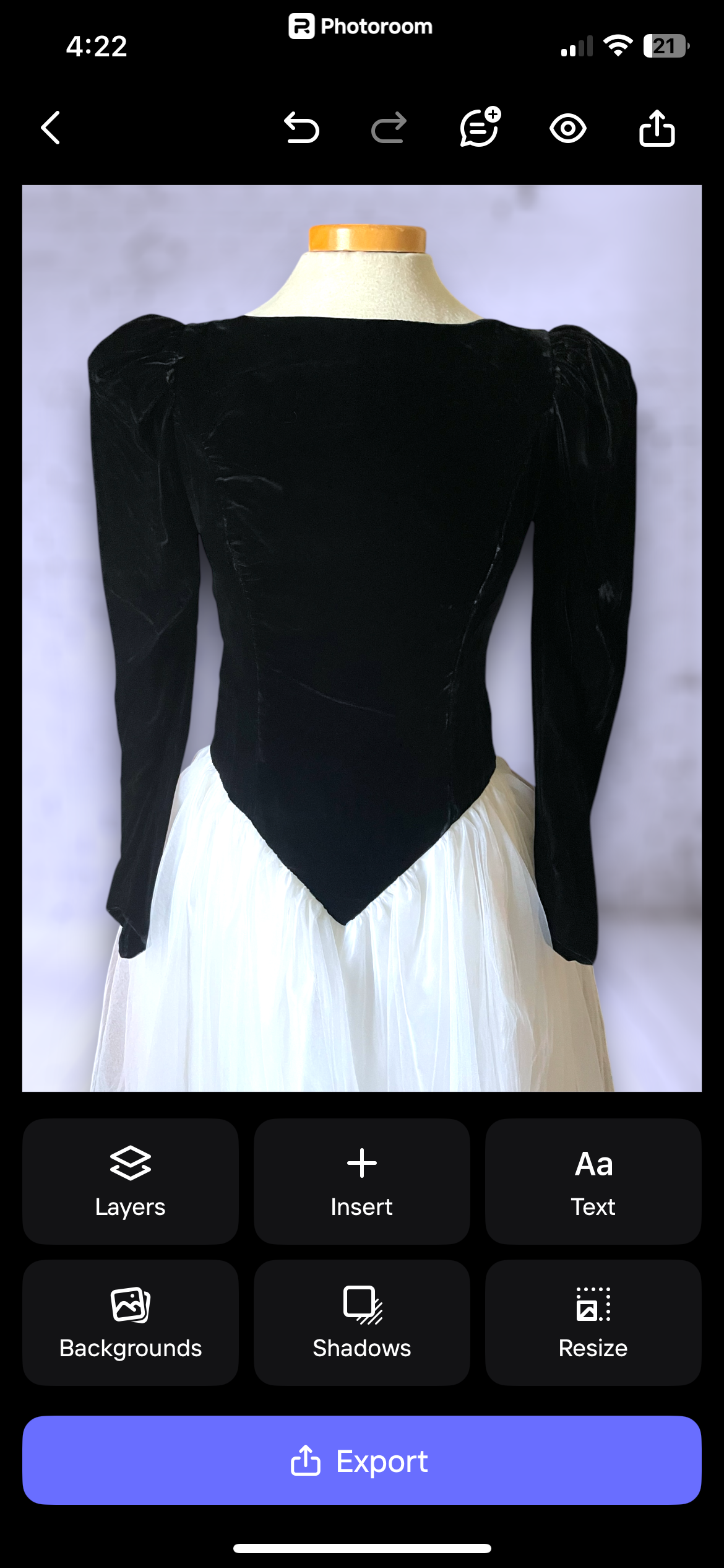 Vintage 1980’s Black Velvet & White Fluffy Bow Skirt Formal Long Sleeve Dress